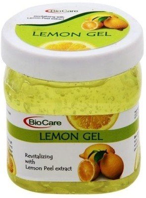 Biocare Lemon Face and Body Gel - 500ml | Hydrating & Refreshing Skin Care for Daily Use | Perfect for Shower, Gym & Travel