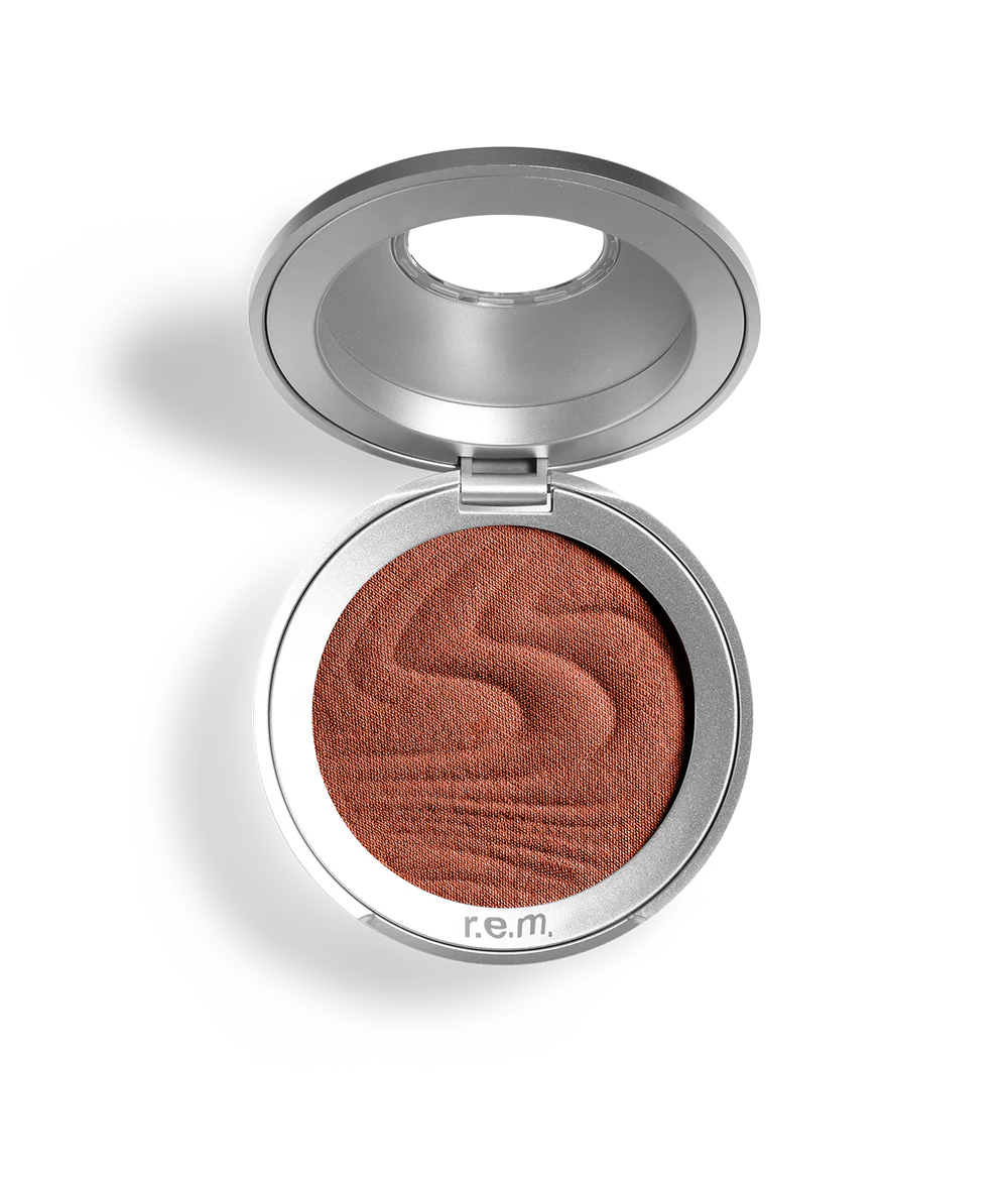 R.E.M. Beauty Satin Matte Blush - Long-Lasting & Buildable Powder Blush for Cheeks | Natural Flush for Day & Night Makeup Looks
