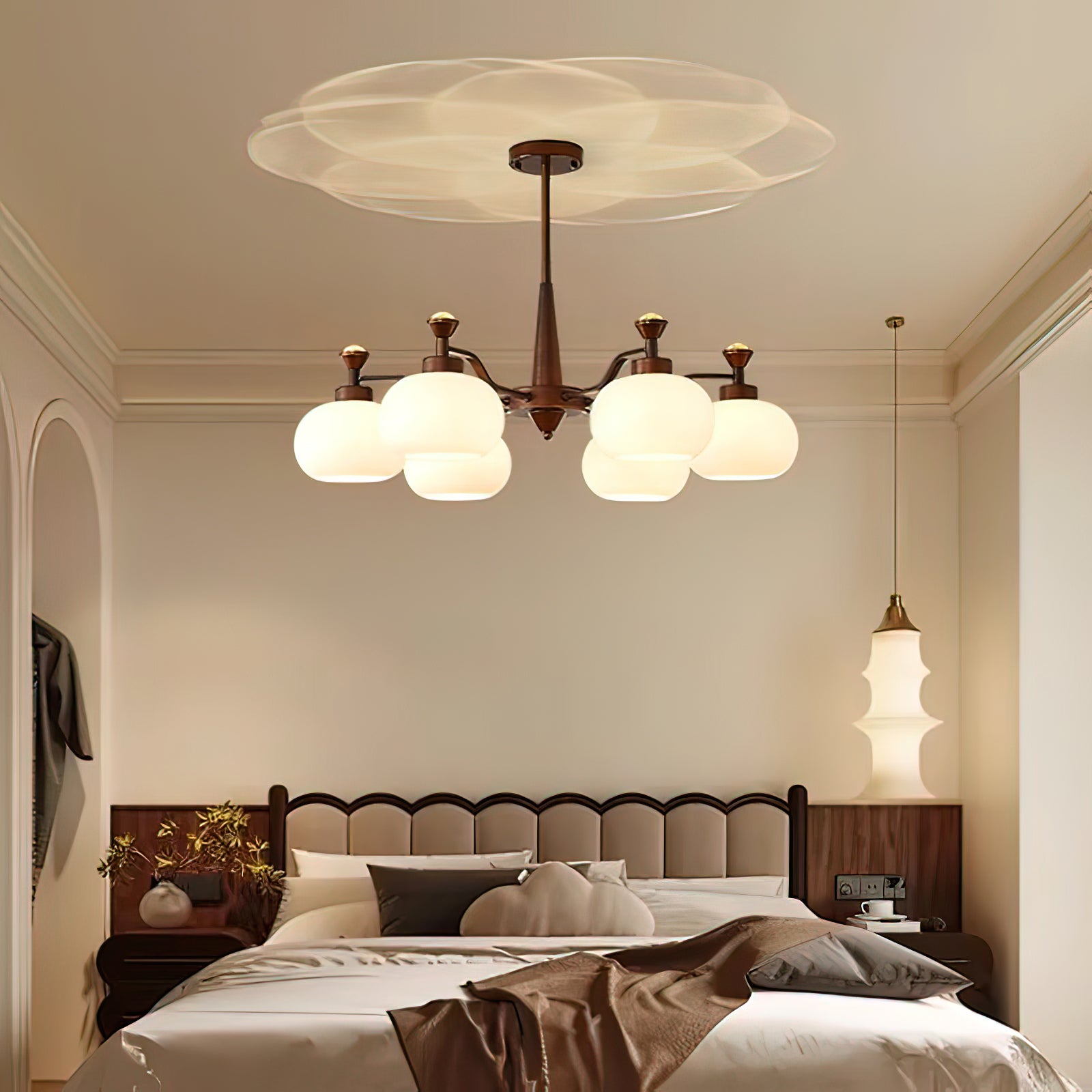 Modern Globe Spotlight Chandelier - Elegant Crystal Ceiling Light Fixture for Dining Room, Living Room & Bedroom Lighting Decor