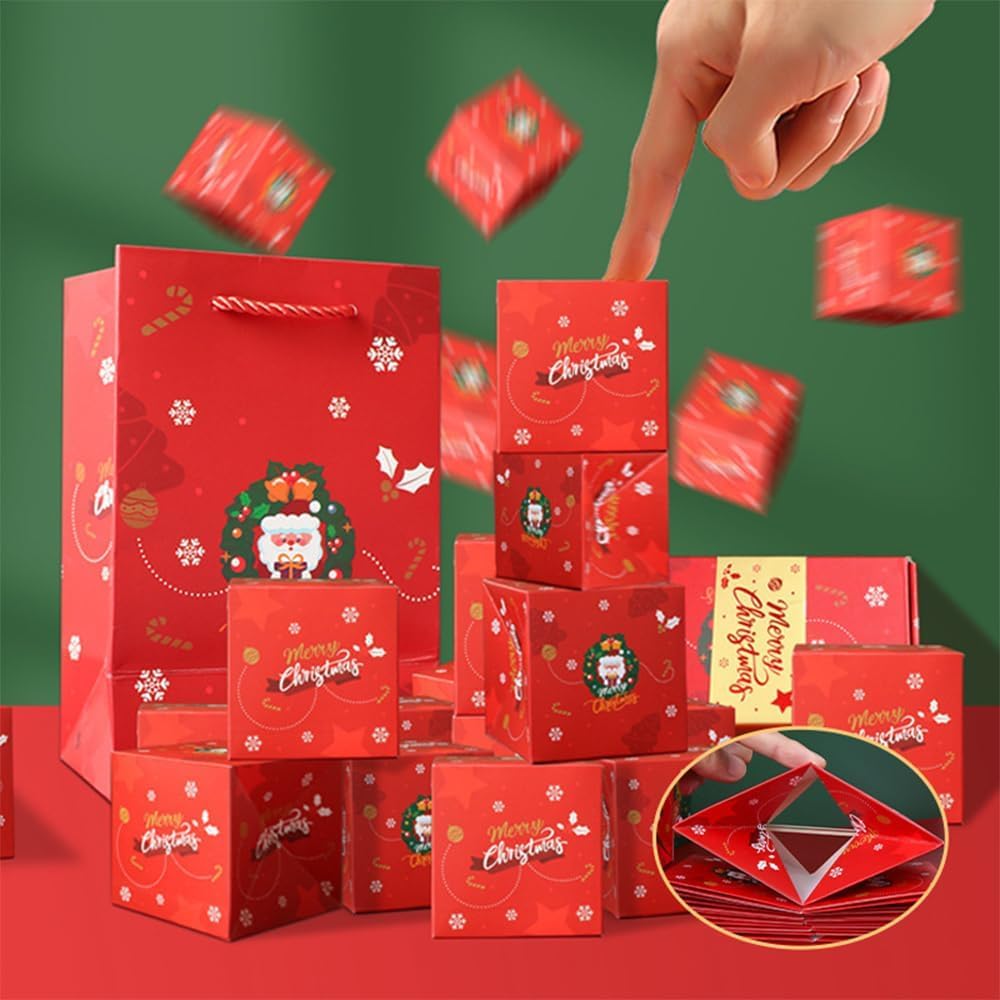 Bombmiss Explosion Gift Box - Fun Surprise Money Pop-Up Box for Halloween, Birthdays & Special Occasions | Creative DIY Gift Idea for Friends & Family