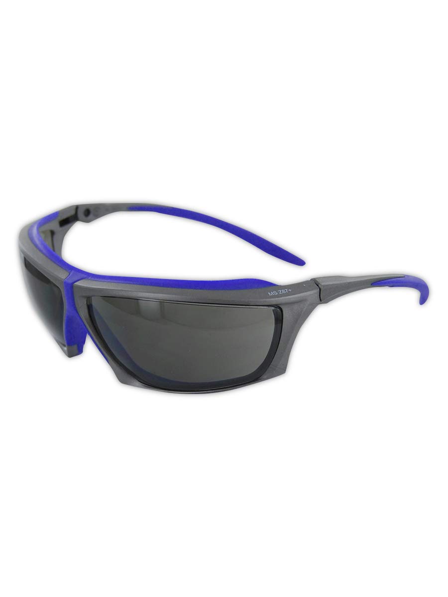 24 Pairs MAGID Impact Resistant Anti-Fog Safety Glasses with TPR Cushion & Shaded Lenses - Perfect for Construction, Woodworking, and Outdoor Work
