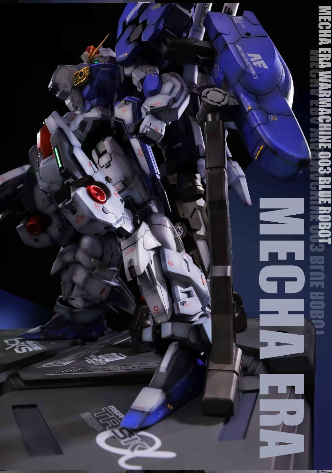 Mecha Era Studio Blue Gundam Model Kit - High-Quality Collectible Action Figure for Anime Fans & Gundam Enthusiasts | Perfect for Display, Cosplay, and Gift Giving