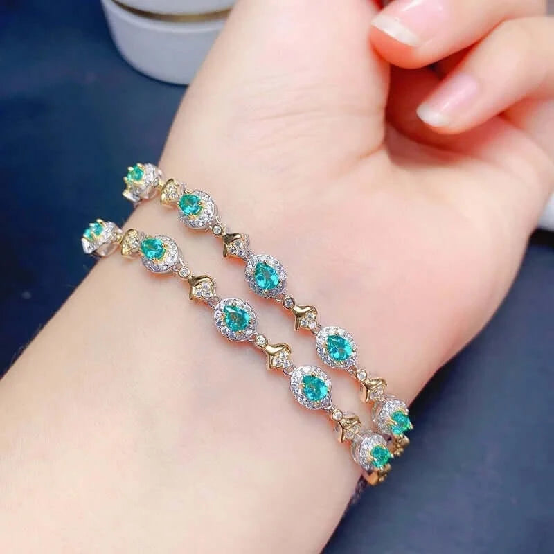 18K Platinum Green Topaz Scorpio Zodiac Bracelet for Women - Elegant Birthstone Jewelry Gift for Scorpio Birthday, Anniversary & Special Occasions | Perfect for Everyday Wear, Parties & Formal Events