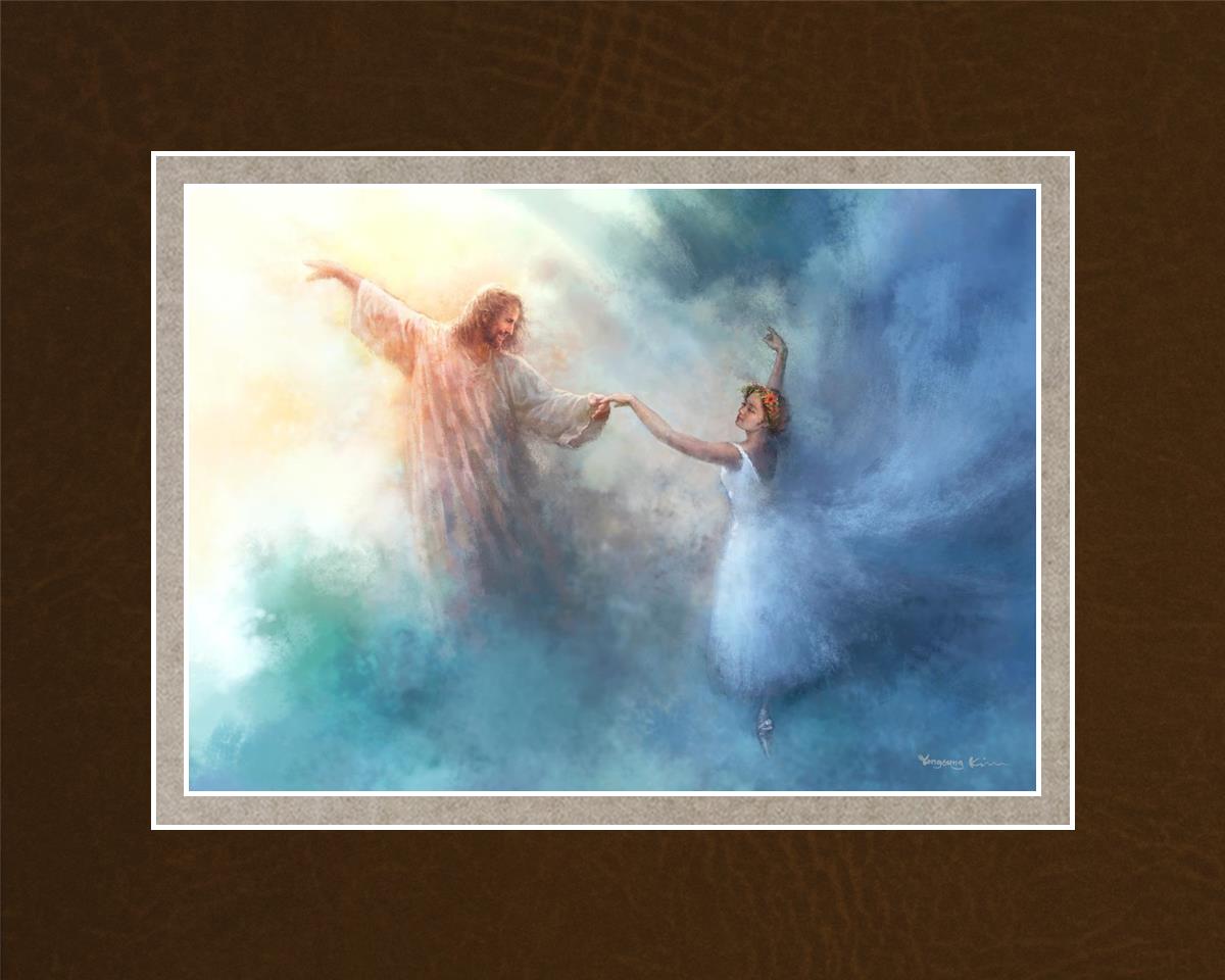 A Pas De Deux By Yongsung Kim - Ballet Dance Art Print - Elegant Wall Decor for Home, Office & Dance Studios