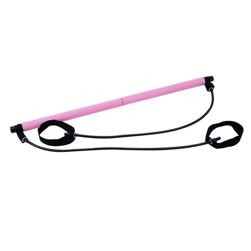 Premium Home Gym Resistance Band Kit with Yoga Pilates Bar & Foot Loop - Portable Exercise Equipment for Full Body Workout, Muscle Toning & Strength Training | Perfect for Home Fitness, Yoga, Pilates & Bodybuilding Training