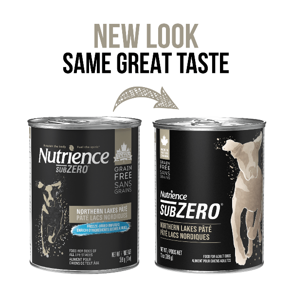 Nutrience SubZero Northern Lakes Pate Canned Dog Food - High Protein Grain-Free Wet Food for All Breeds - Perfect for Travel, Camping & Daily Meals