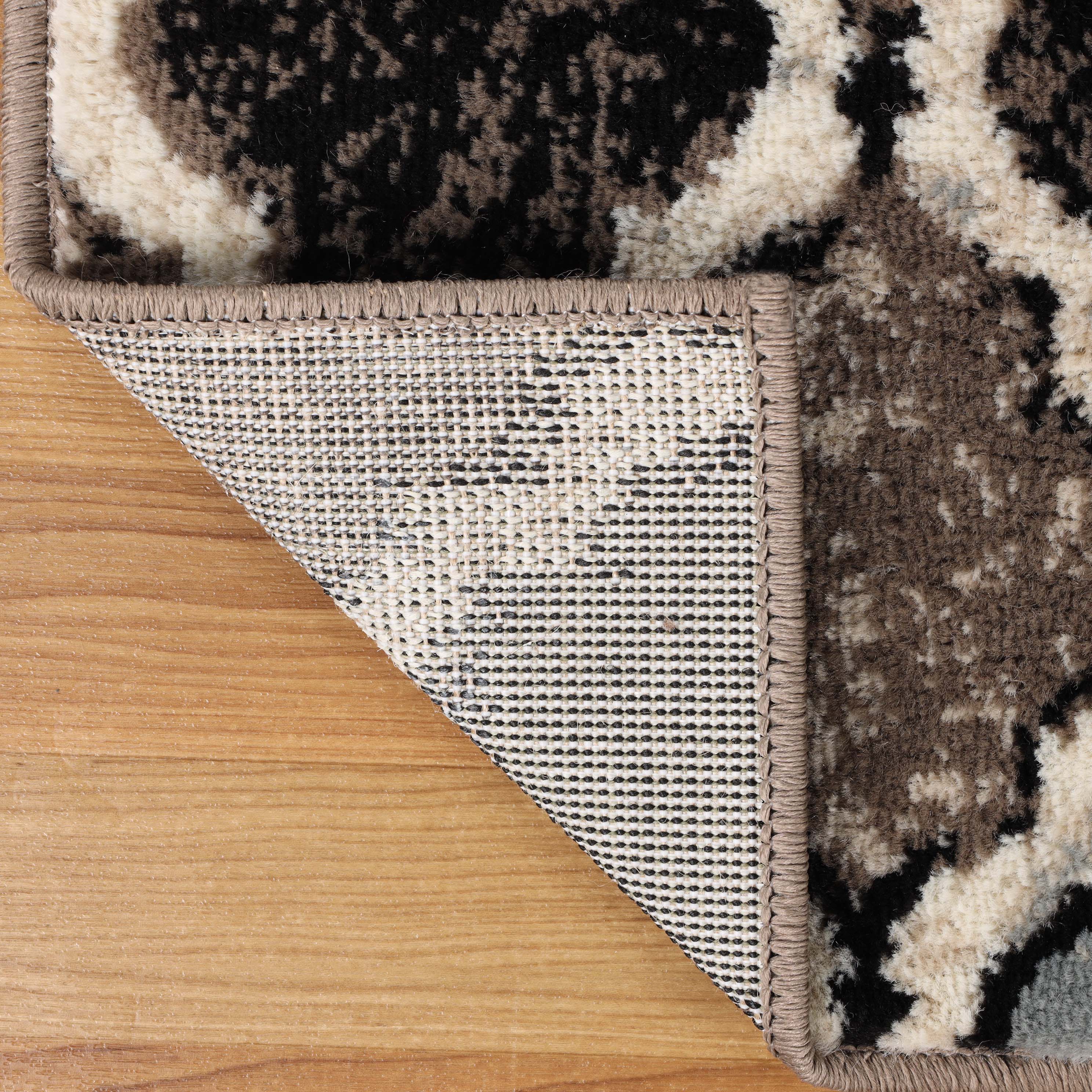 Viking Geometric Trellis Indoor Area Rug & Runner - Non-Slip Boho Chic Carpet for Living Room, Bedroom, Hallway - Perfect for Nordic Home Decor & Cozy Spaces