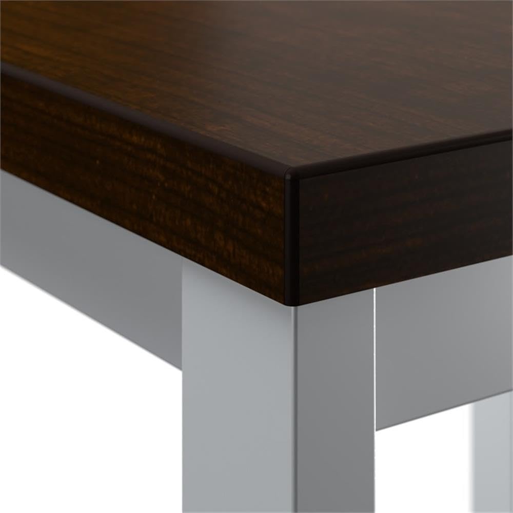 Bush Business Furniture Arrive Waiting Room Coffee Table - Mocha Cherry Finish, Durable Reception & Lobby Center Table for Office, Hotel, or Clinic Waiting Areas