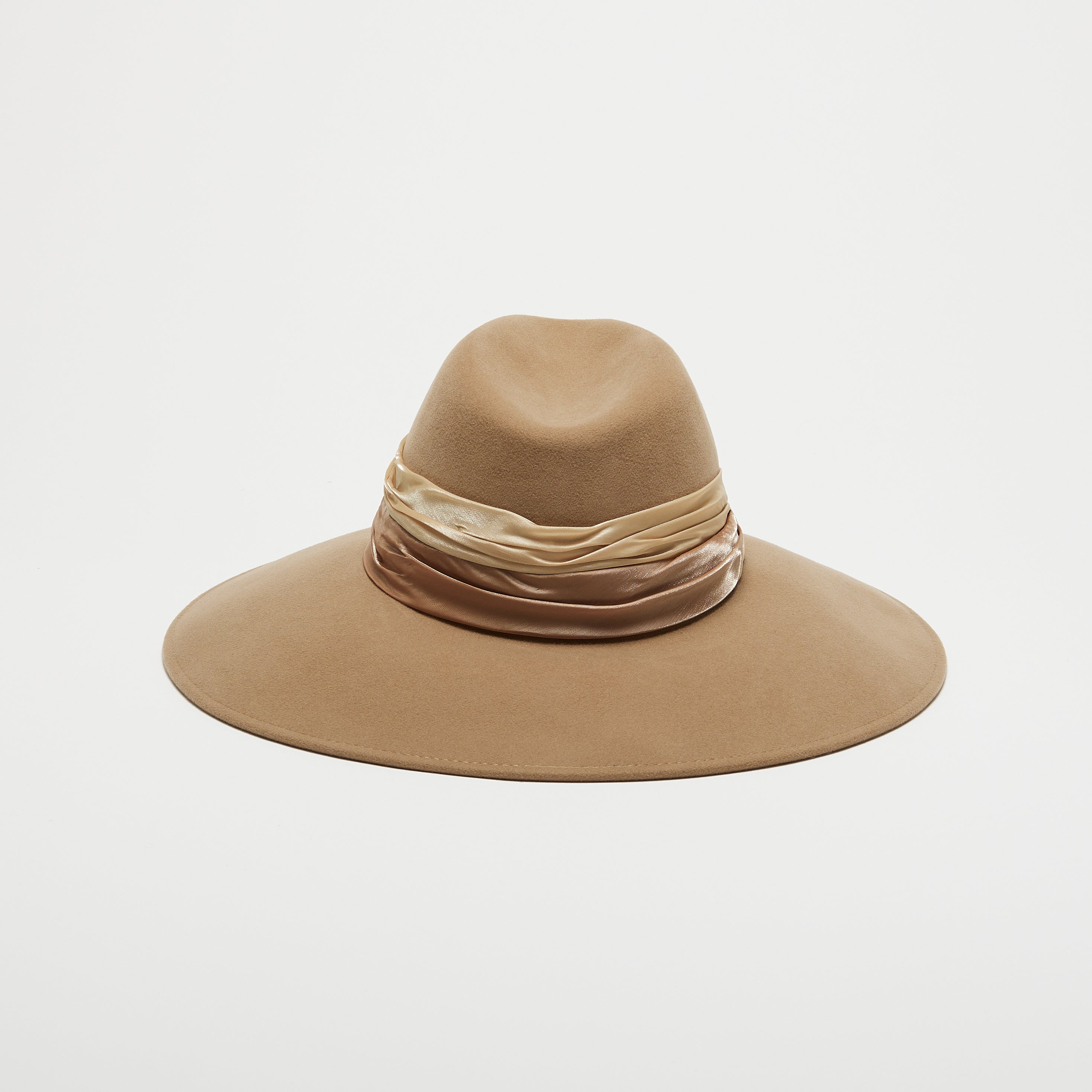 Stylish Emmanuelle Wool Felt Fedora Hat for Women - Classic Wide Brim Winter Fashion Hat - Perfect for Outdoor Activities, Travel, and Daily Wear
