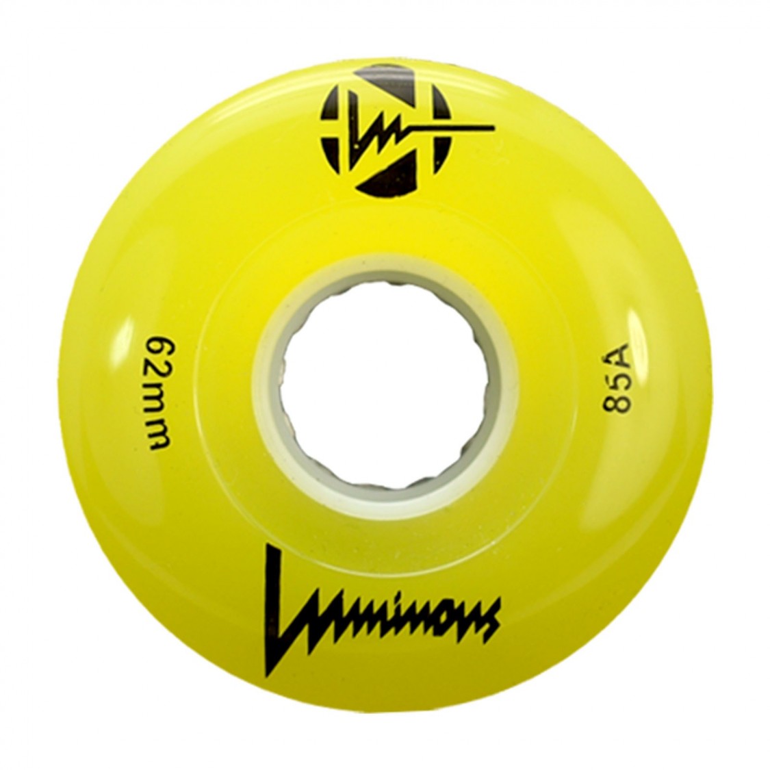 Luminous LED Quad Wheels 62mm 85a 4pk - High-Performance Light-Up Skate Wheels for Night Skating & Roller Derby - Perfect for Outdoor, Indoor, and Rink Use
