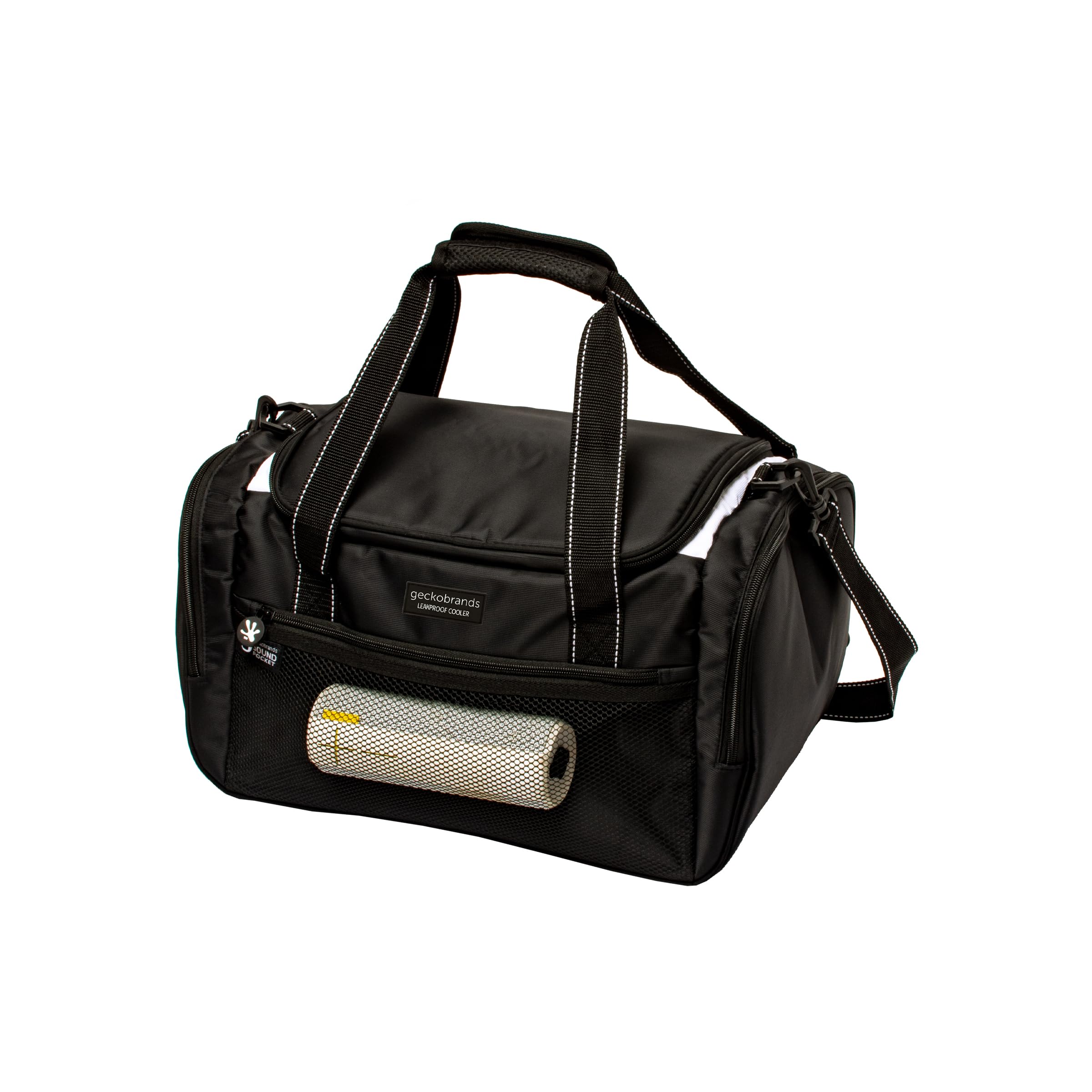 Geckobrands Insulated Leak-Proof Duffel Cooler Bag - Adjustable Strap, Holds 30 Cans or 22 Bottles - Perfect for Beach, Camping, Picnics & Outdoor Adventures