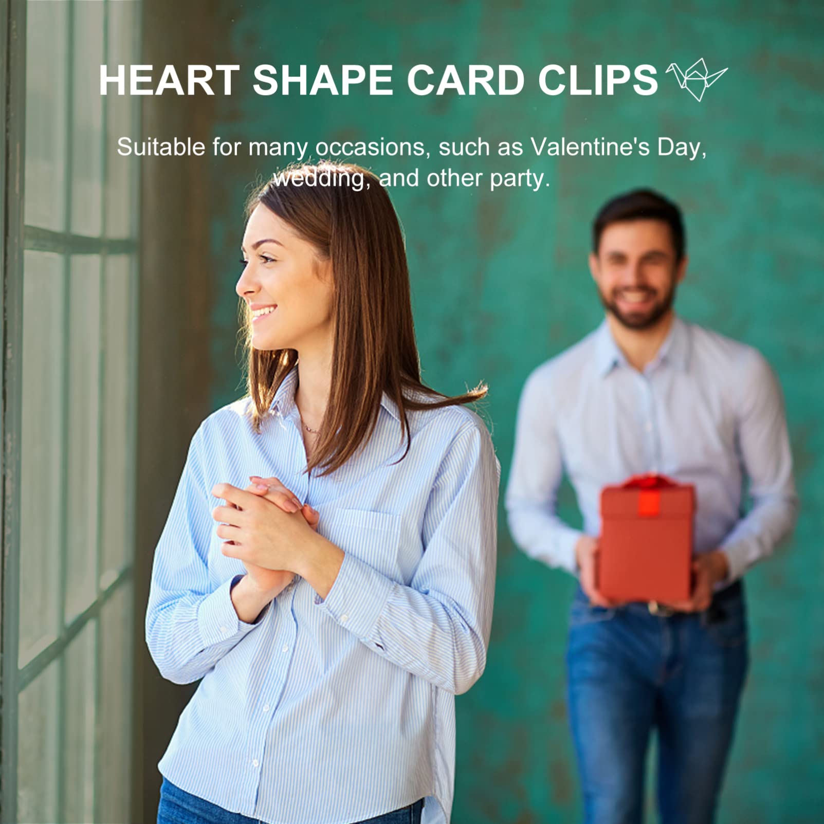 FOMIYES 10pcs Heart-Shaped Valentine's Day Card Holders - Plastic Message Memo Picture Stand Clips for Bouquets, Weddings & Parties | Perfect for DIY Wedding Decor, Photo Displays & Gift Packaging