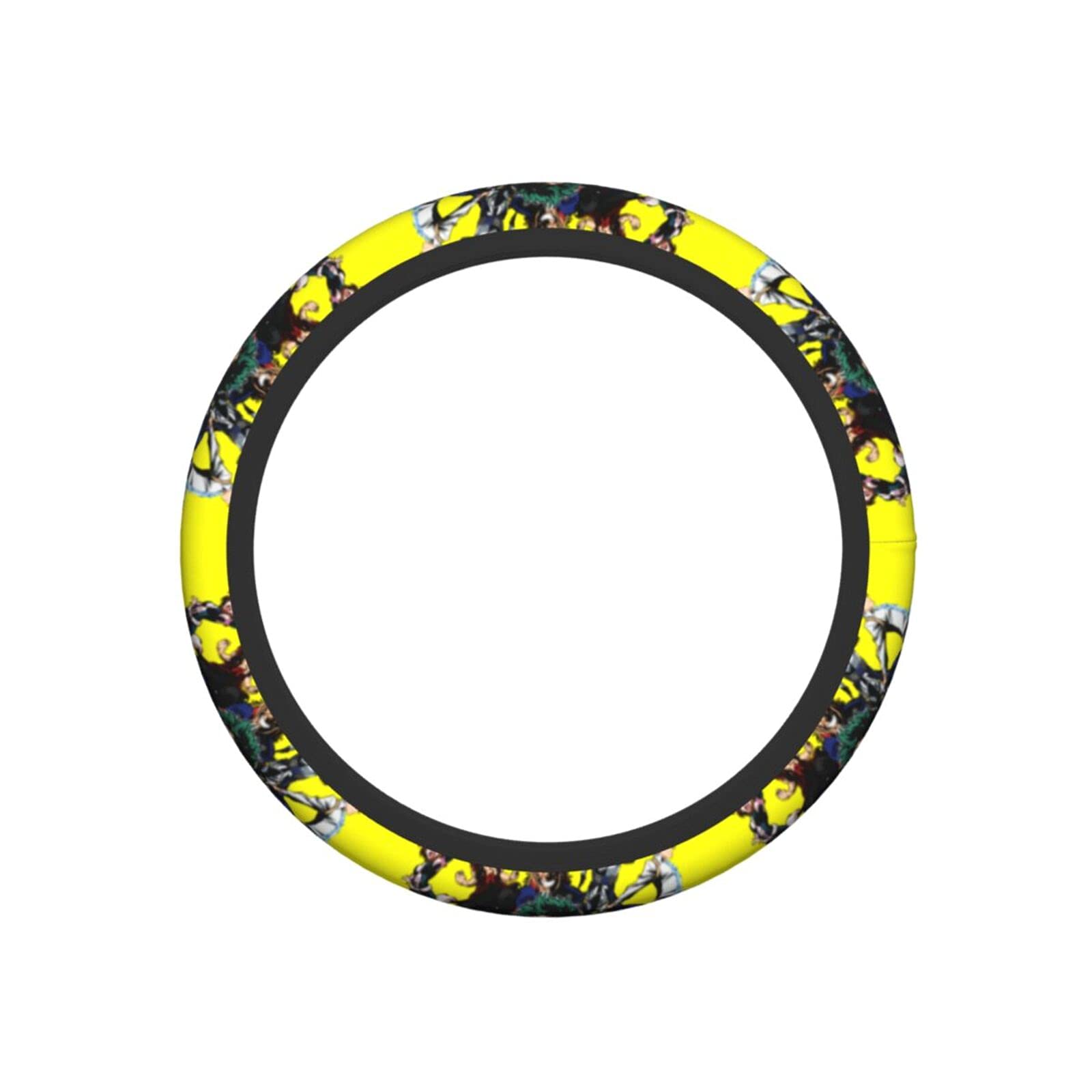 My Hero Academia Anime Steering Wheel Cover - Elastic, Durable & Non-Slip for Cars - Perfect Gift for Anime Fans & Safe Driving Accessory