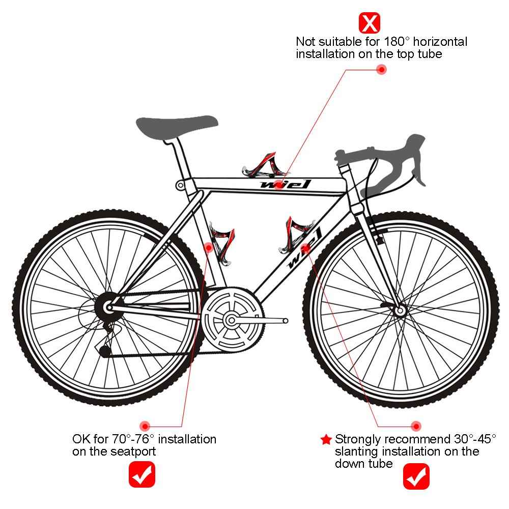 Lightweight Full Carbon Fiber Bicycle Water Bottle Cage Holder - Durable Bike Drink Bottle Mount for Road & Mountain Bikes - Perfect for Cycling, Commuting & Outdoor Sports