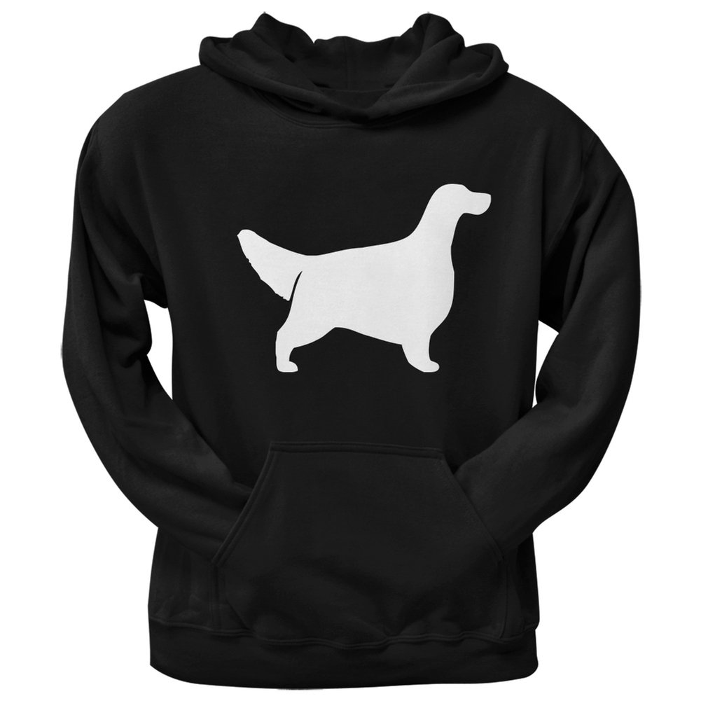English Setter Silhouette Black Adult Hoodie - Cozy Pullover Sweatshirt for Men & Women - Perfect for Casual Wear, Outdoor Activities, and Dog Lovers