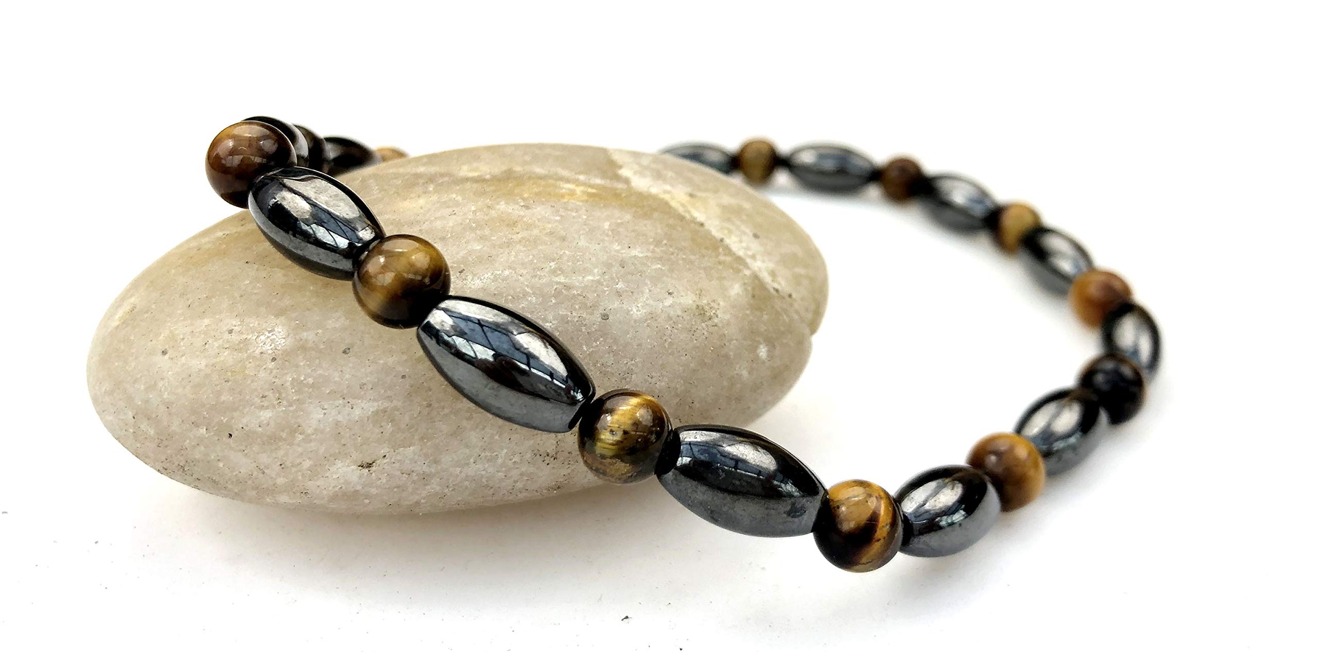 Purple Whale Hematite & Obsidian Stone Triple Protection Anklet for Women & Men - Adjustable Beaded Ankle Bracelet for Anxiety Relief, Spiritual Protection & Positive Energy - 9.5 Inches (Set of 2) - Perfect for Meditation, Yoga & Everyday Wear