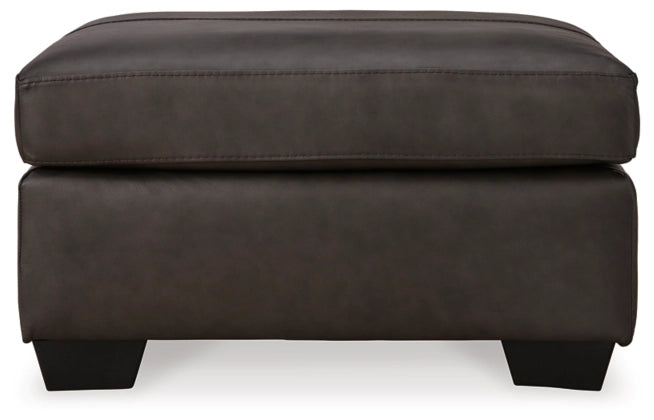 Belziani Ottoman Pouf - Stylish Footstool & Extra Seating for Living Room, Bedroom, or Nursery - Soft Upholstered Ottoman with Sturdy Wooden Legs - Perfect for Home Decor, Relaxing & Storage