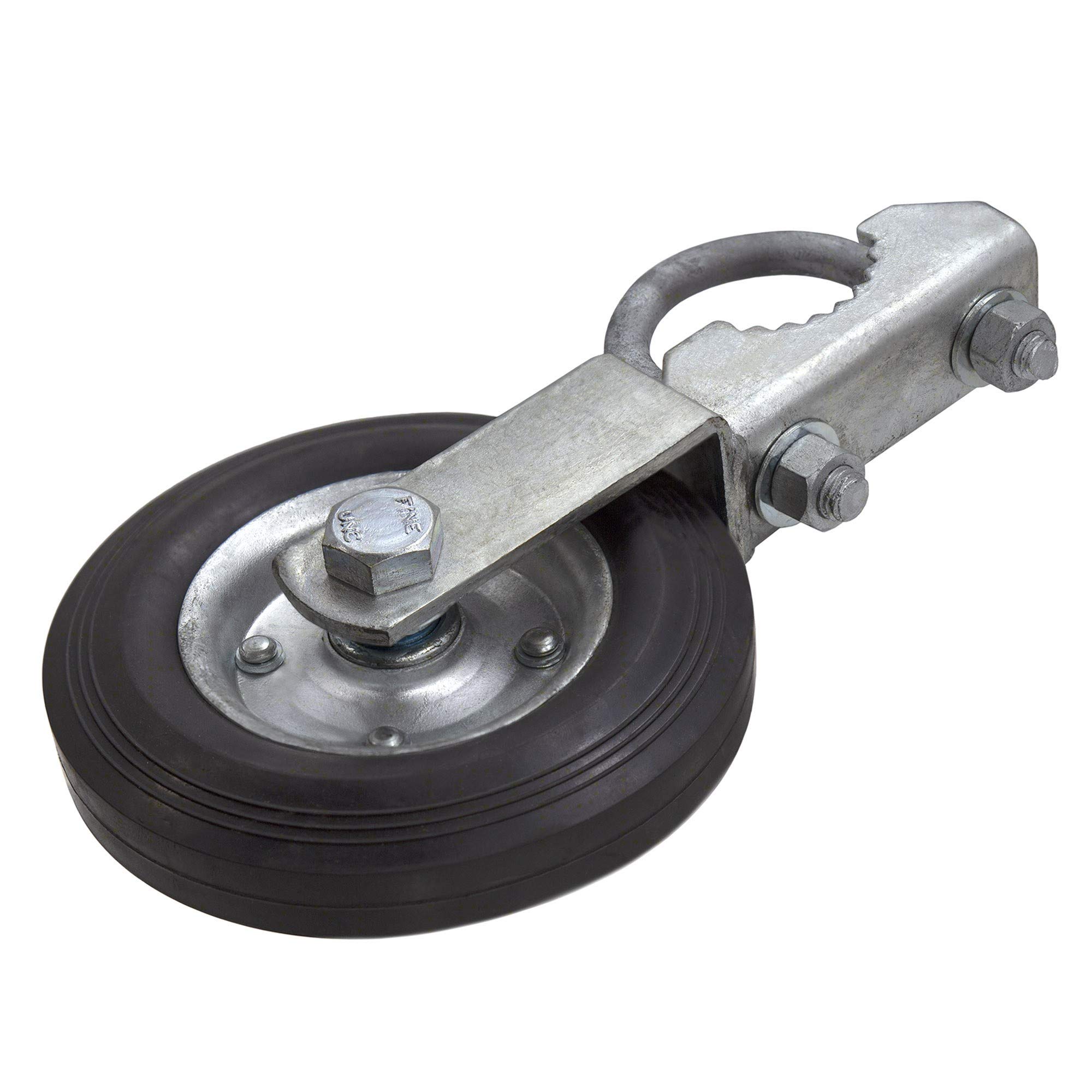 Heavy Duty Gate Helper Wheel for Chain Link Fence Swing Gate - Smooth Rolling Support for Easy Opening & Closing - Perfect for Driveway, Backyard, and Farm Fence Gates