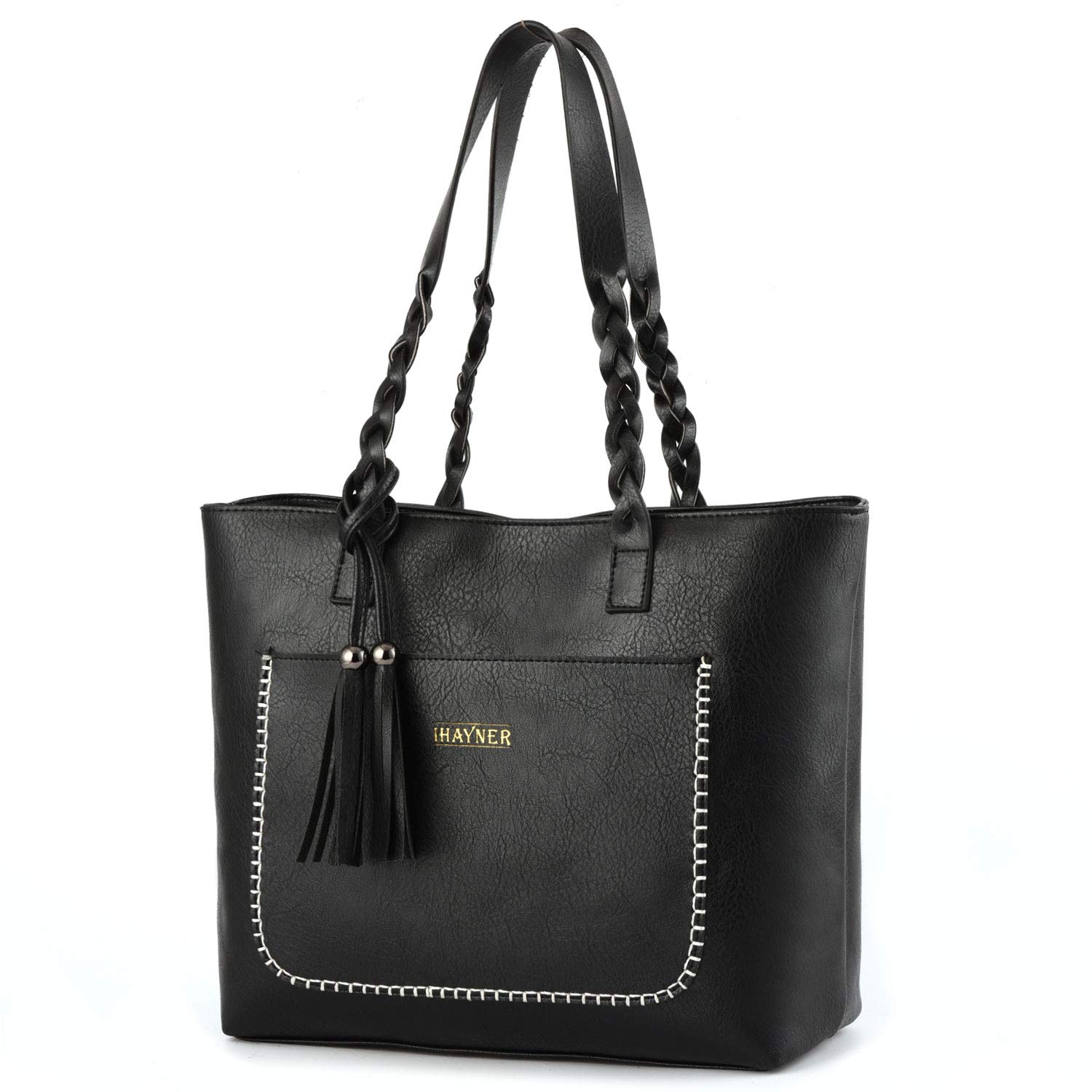 Stylish Retro Women's Tote Bag - Vintage Shoulder Purse with Zipper & Tassel | Waterproof Travel Handbag for Work, Shopping & Weekend Getaways