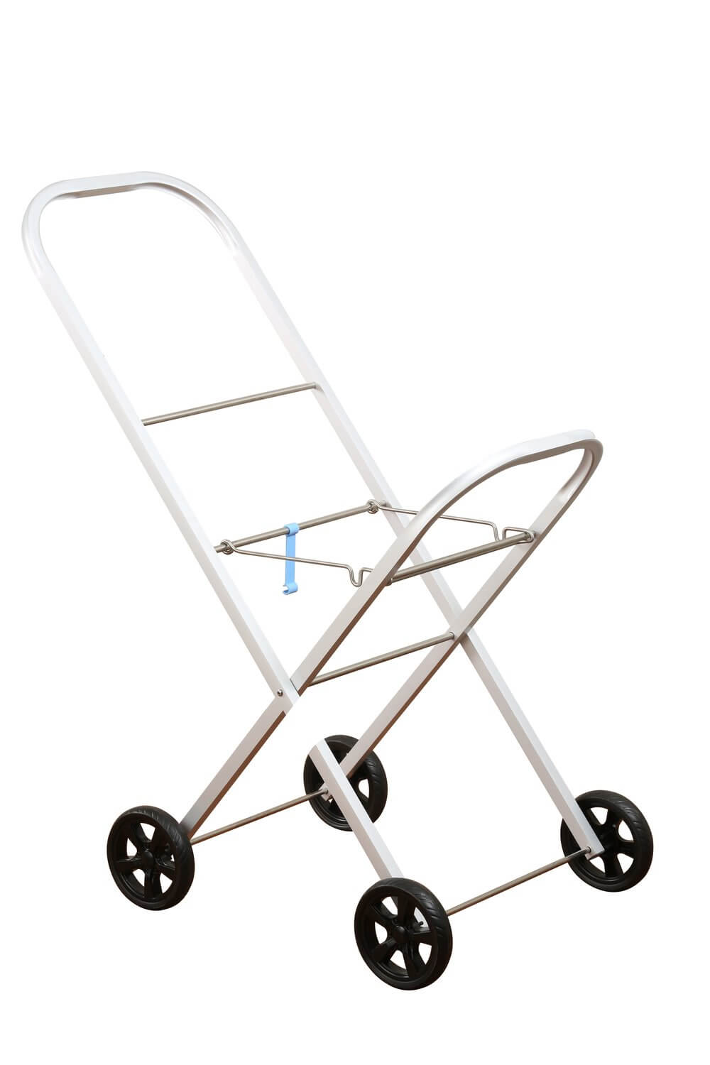 Premium Aluminum Laundry Cart with Wheels - Heavy Duty Folding Laundry Hamper for Home, Dorm, Apartment & RV - Space Saving Mobile Clothes Basket Organizer