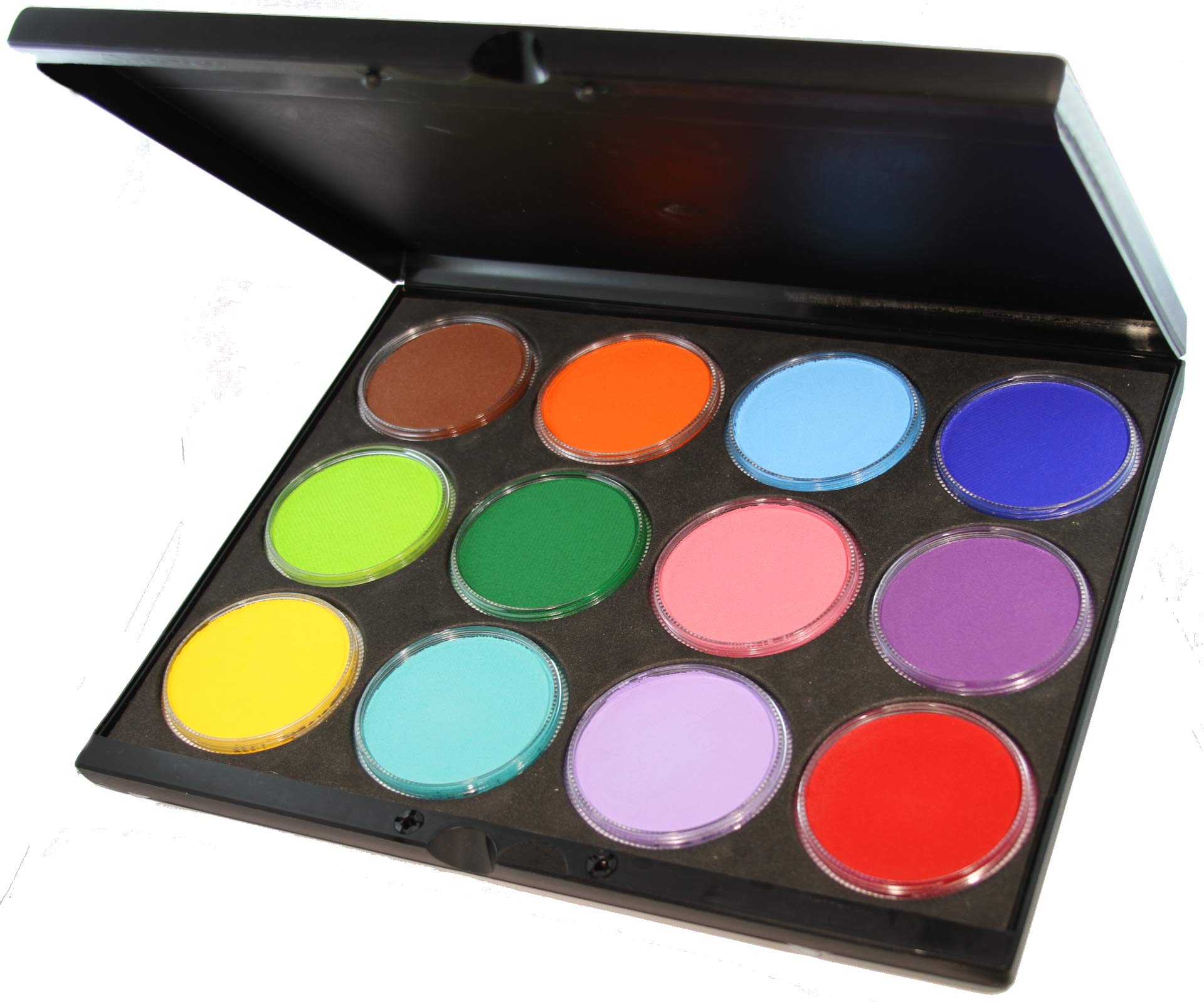 Professional Face Paint Starter Kit for Kids & Adults - 12 Vibrant Colors, Safe & Non-Toxic - Perfect for Halloween, Cosplay, Birthday Parties & Face Painting Events