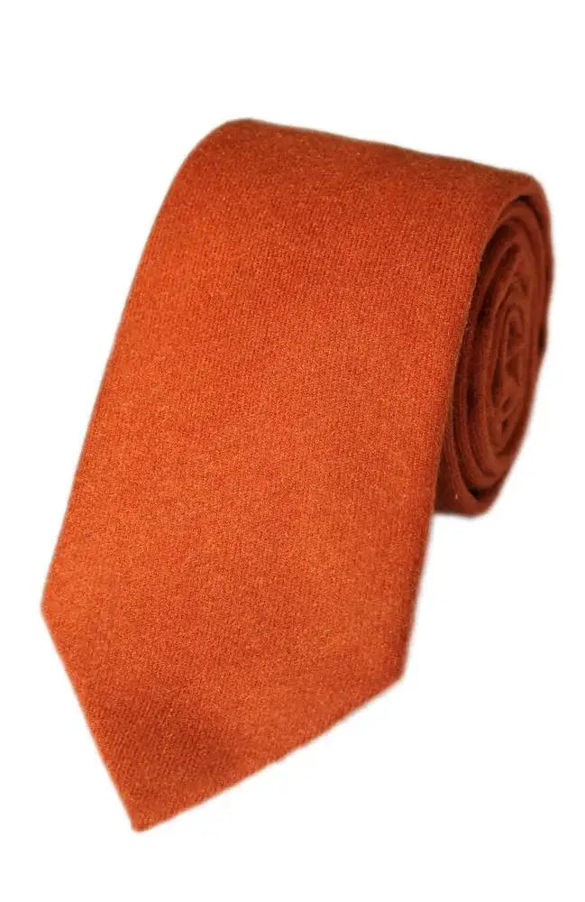 LA Smith Plain Country Ties for Men - Classic Cotton Neckties for Casual & Western Wear - Perfect for Weddings, Rodeos & Country Music Events