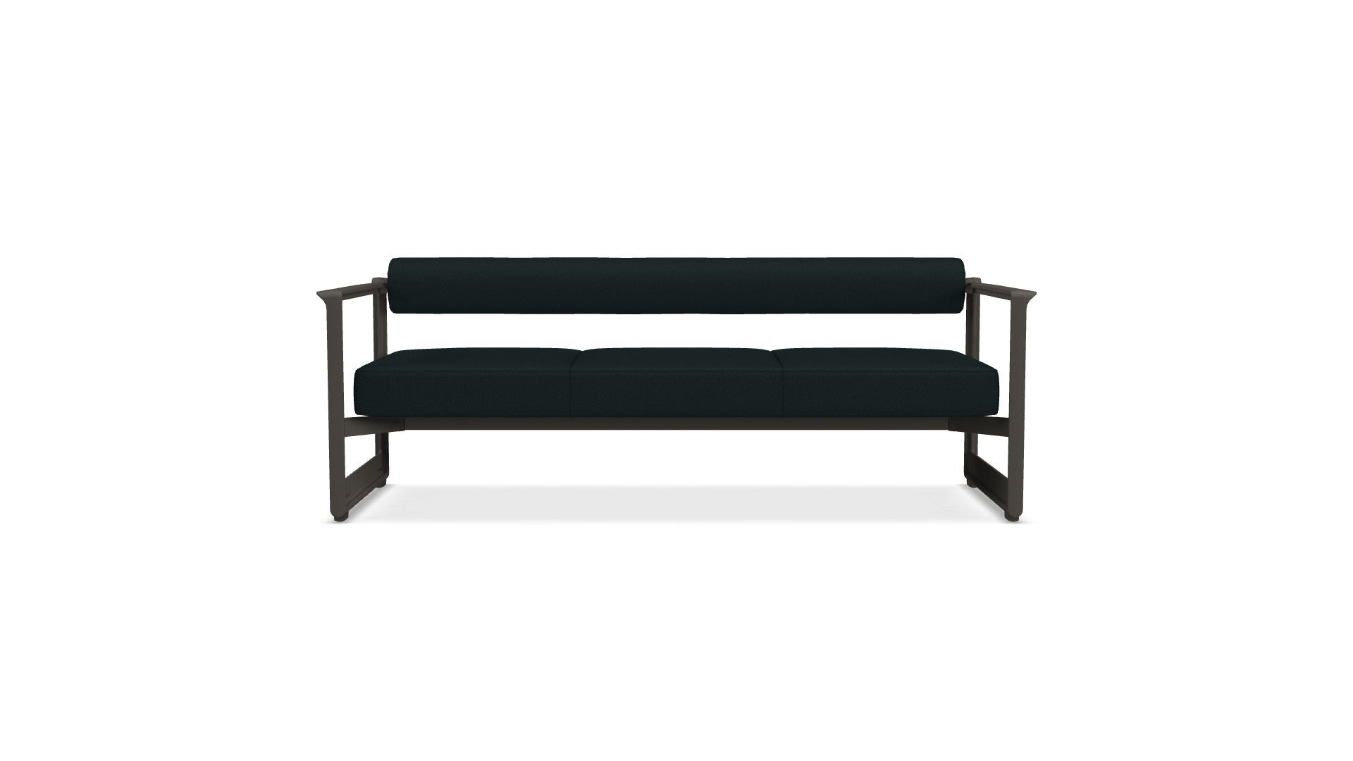 Brut Three-Seater Sofa - Modern Comfortable Fabric Couch for Living Room, Lounge & Home Decor
