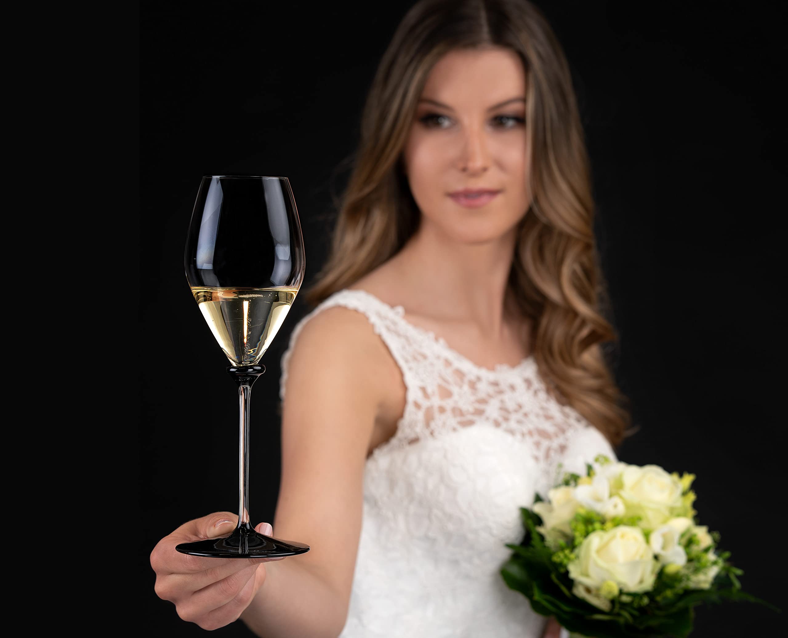 Riedel 4884/28 N Fatto A Mano Performance Champagne Glass - 13 oz Crystal Clear Wine Glass for Champagne, Prosecco & Sparkling Wine - Perfect for Weddings, Parties & Celebrations