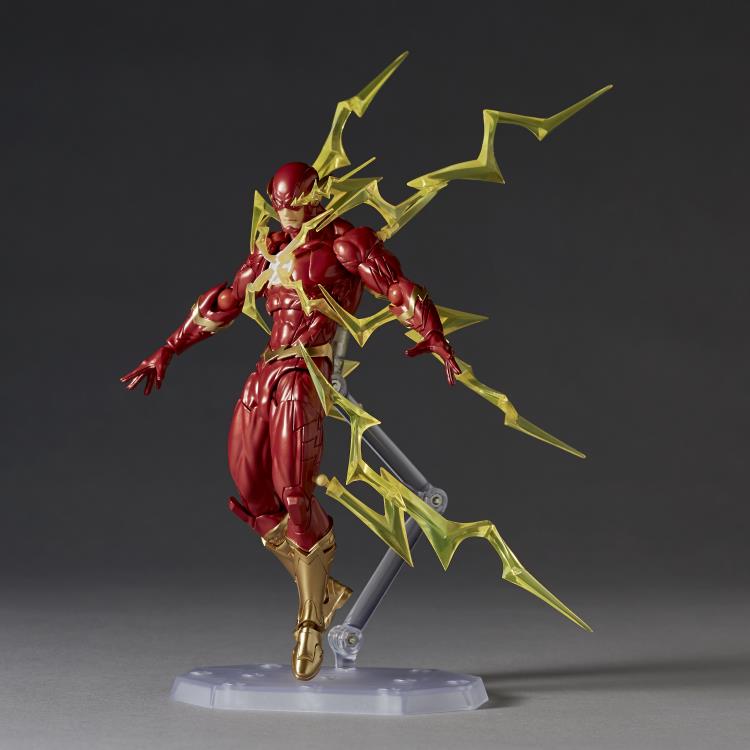 Amazing Yamaguchi Revoltech The Flash Action Figure NR010 - Highly Articulated Collectible for DC Fans & Display Scenes