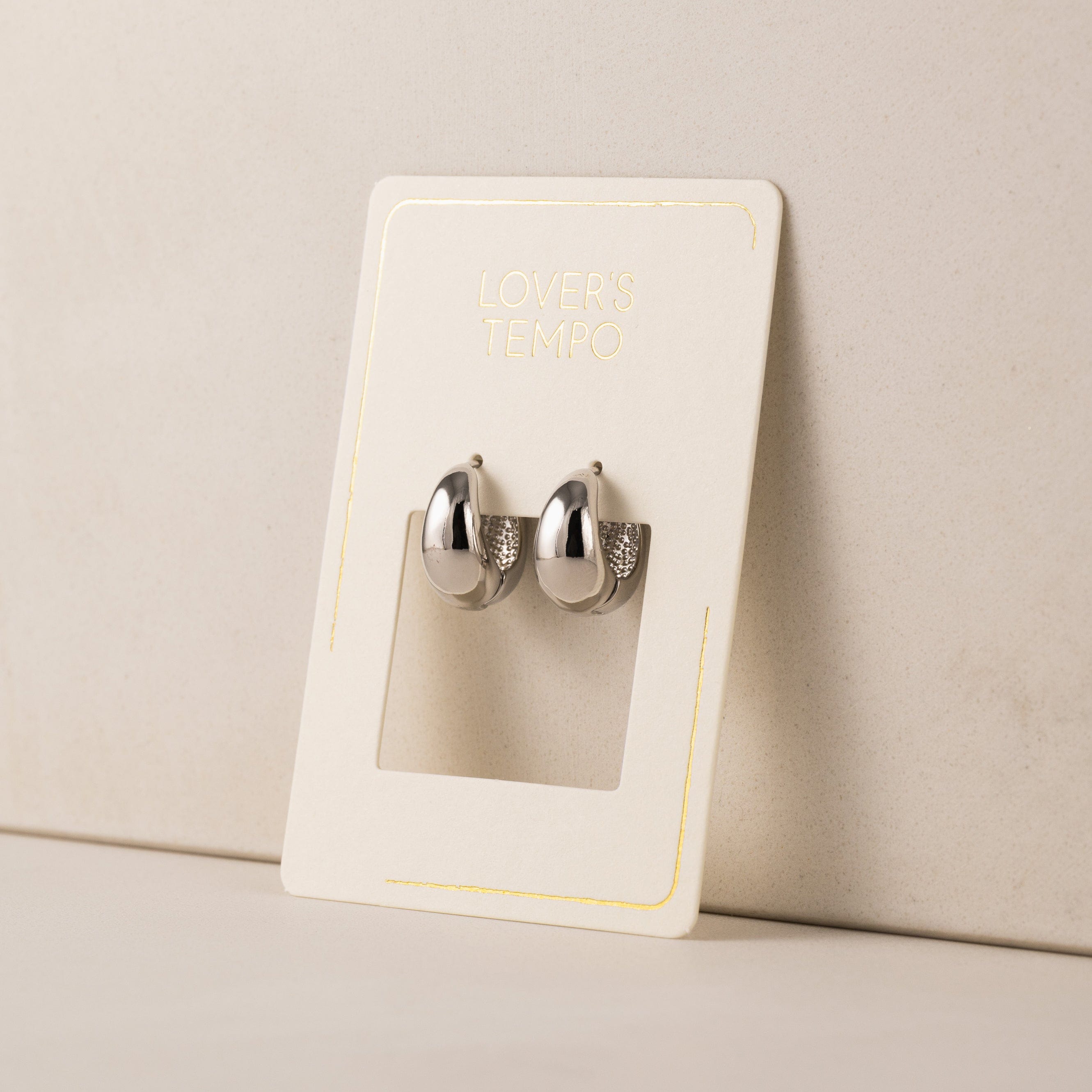 Stylish Oval Puff Hoop Earrings for Women - Trendy Gold & Silver Hollow Hoop Earrings for Everyday Wear | Perfect for Office, Party & Casual Outfits