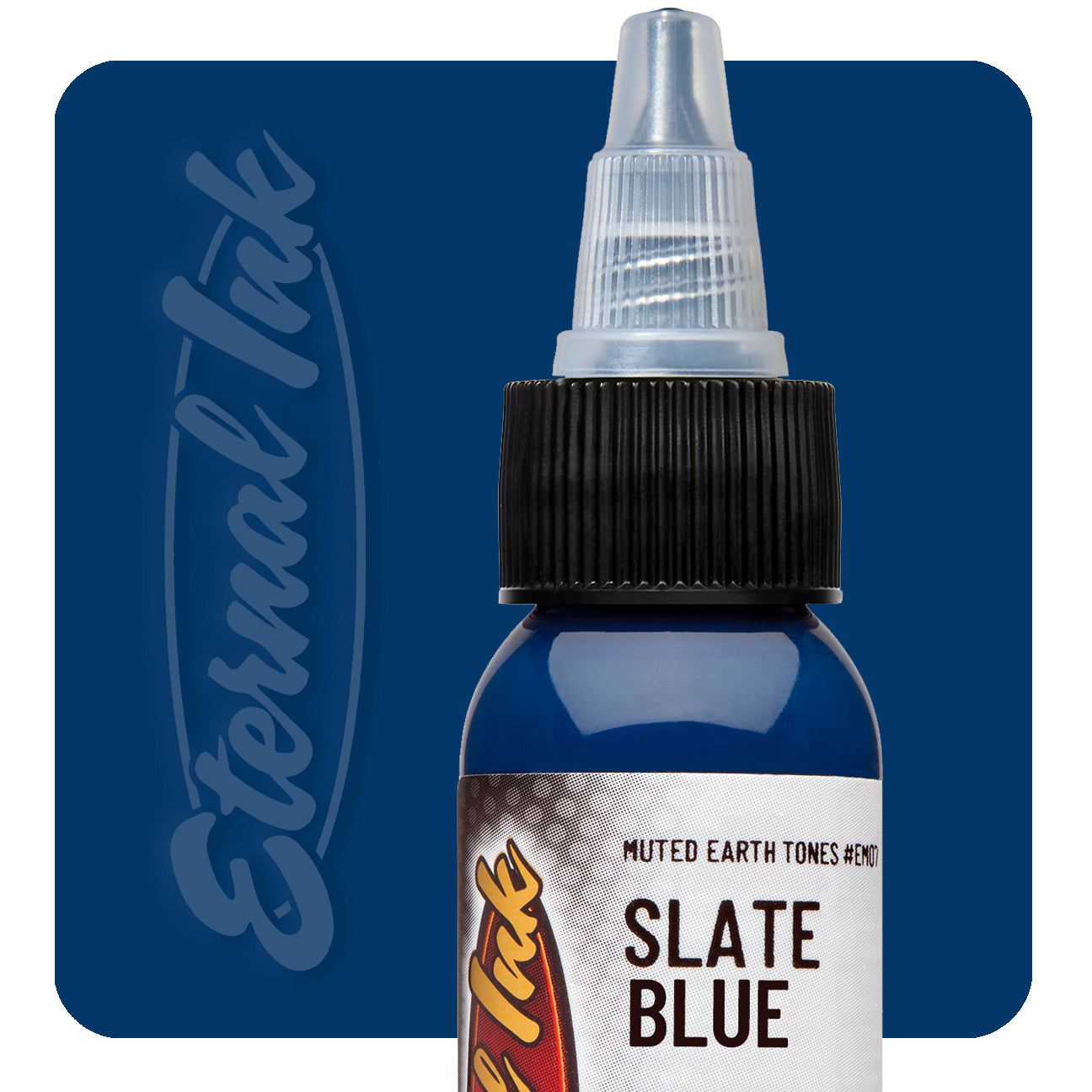 Eternal Muted Earth Tones Slate Blue Ink - Premium Waterproof Calligraphy Ink for Artists, Lettering & Scrapbooking - Perfect for Fountain Pens, Dip Pens & Art Projects