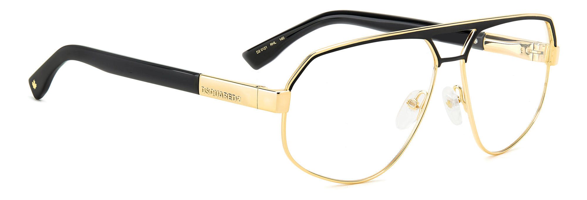 DSQUARED2 D2 0121 Sunglasses - Polarized Aviator Style for Men & Women - Perfect for Driving, Beach & Outdoor Activities