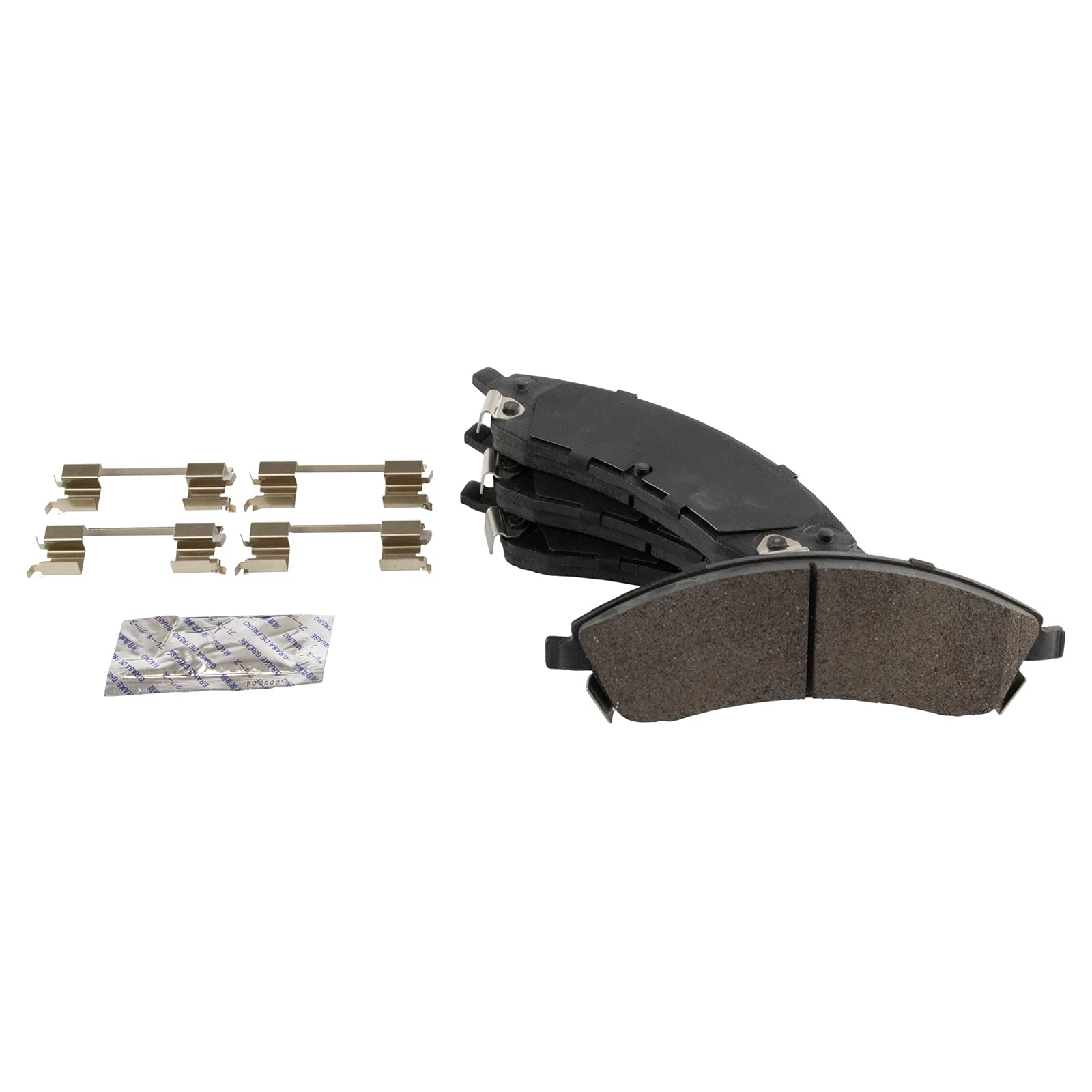 TRQ Front Brake Pad and Rotor Kit - Semi-Metallic Brake Pads & Rotors for 2004-2009 Cadillac SRX - Complete Brake Chemical Kit for Smooth Stopping - Perfect for City Driving, Highway Commuting & Off-Road Adventures