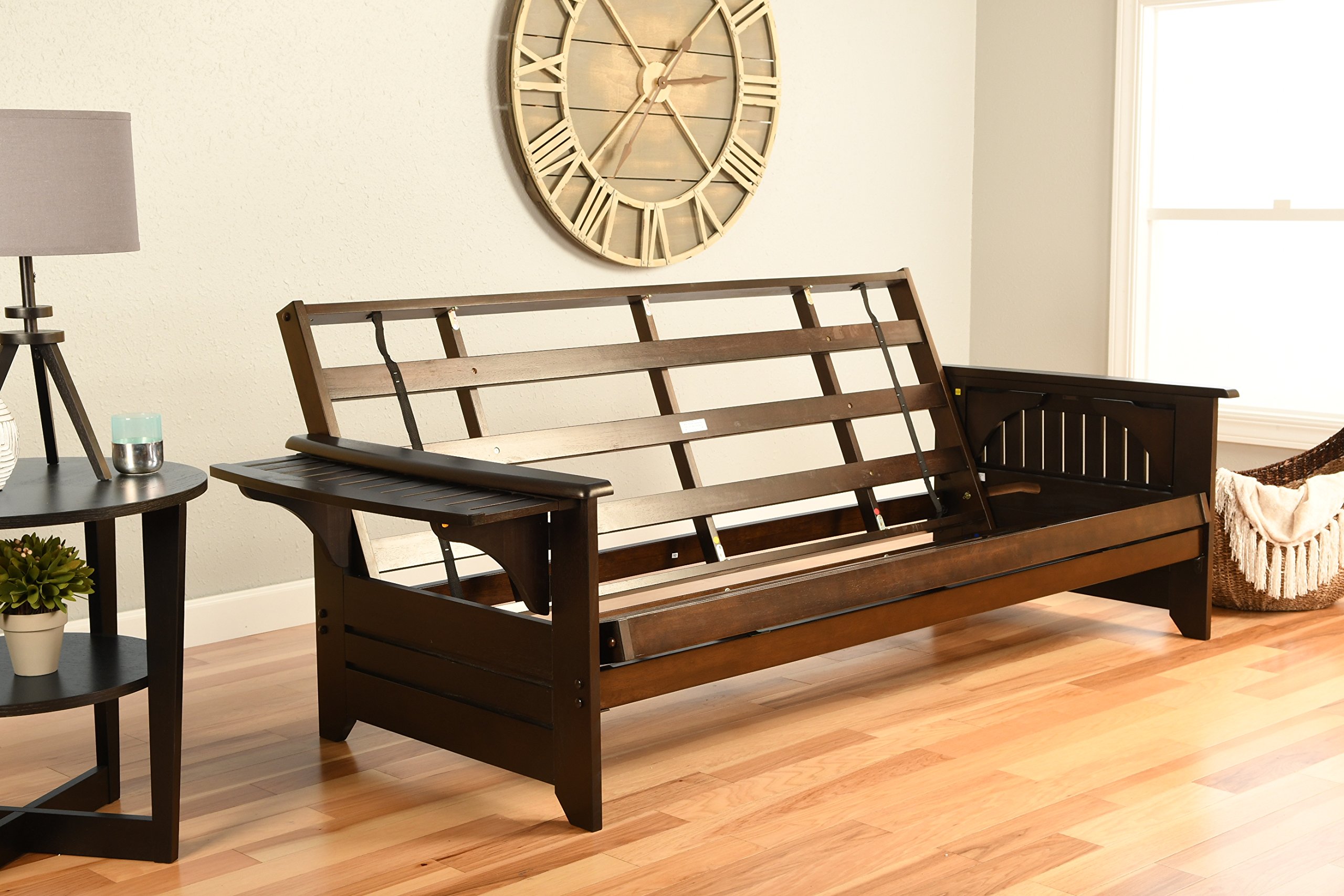Kodiak Furniture Phoenix Futon Frame - Convertible Sofa Bed for Small Spaces, Dorm Rooms & Guest Rooms | Sturdy Metal Frame & Easy Assembly | Perfect for Apartments, Studios & Home Offices