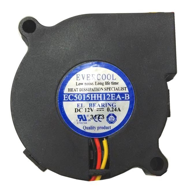 Evercool 50x50x15mm High Speed Blower Fan EC5015HH12EA - Quiet Cooling for PC, Laptop & Electronics - Perfect for Gaming Rigs, Servers & DIY Projects