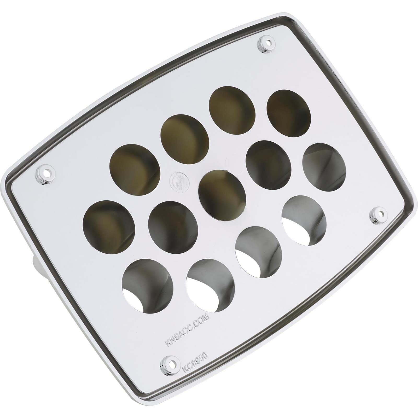 9 Inch Chrome Plastic Pipe Organ Speaker Cover - Durable & Stylish for Church, Home & Studio Audio Equipment