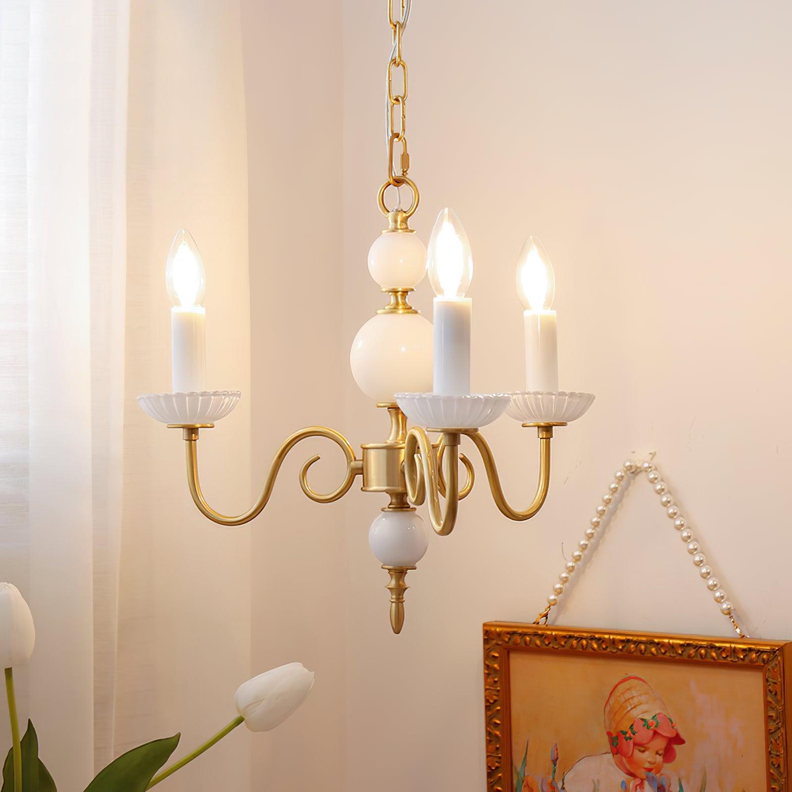 Carlita Chandelier - Elegant Crystal Ceiling Light Fixture for Dining Room, Living Room & Bedroom | Modern Home Decor Lighting