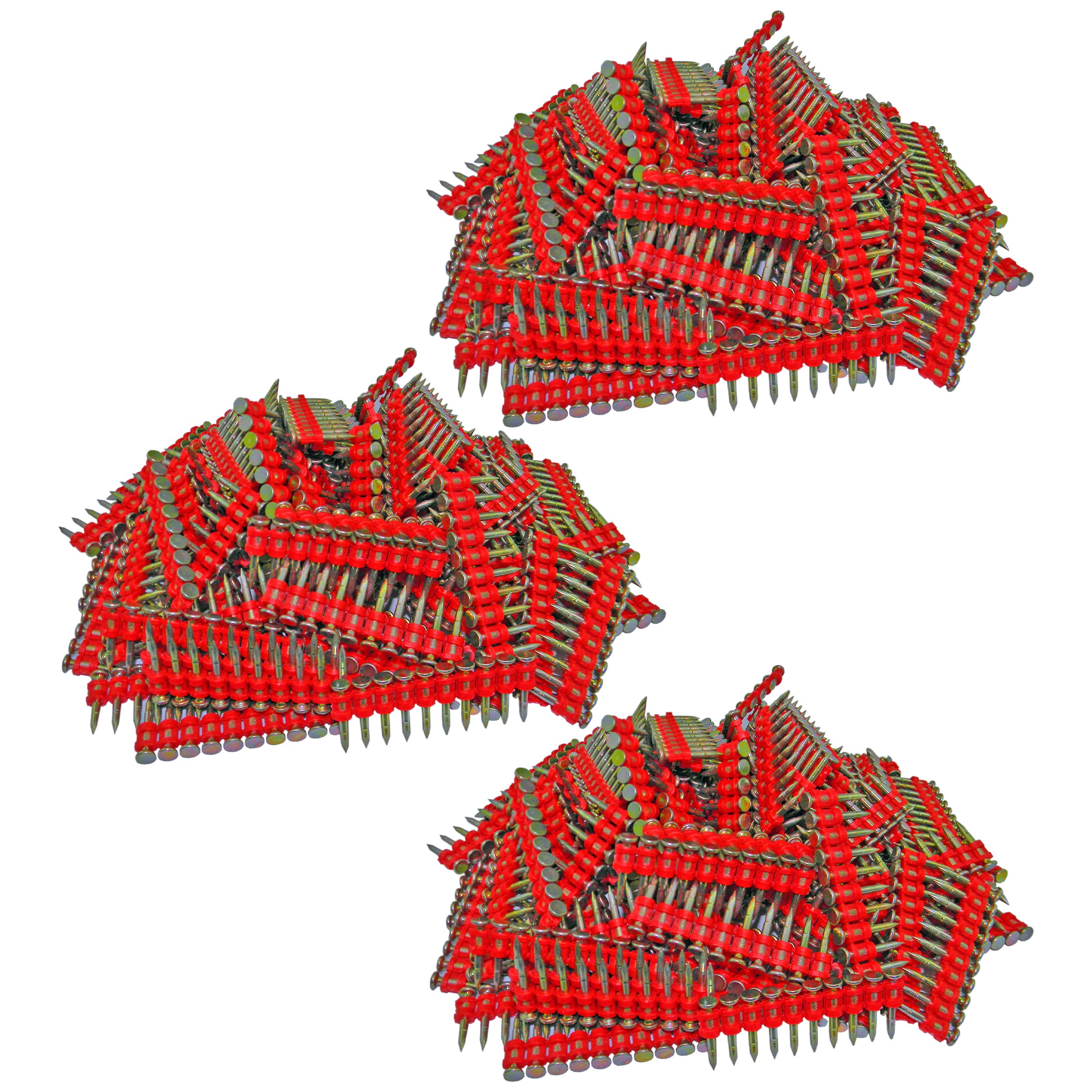 22mm x 2.6mm Galvanized Concrete Nails - 3000pcs Heavy Duty Steel Coated HB42-22 Nails for Concrete Fixing - Perfect for Construction, Woodworking, and DIY Projects