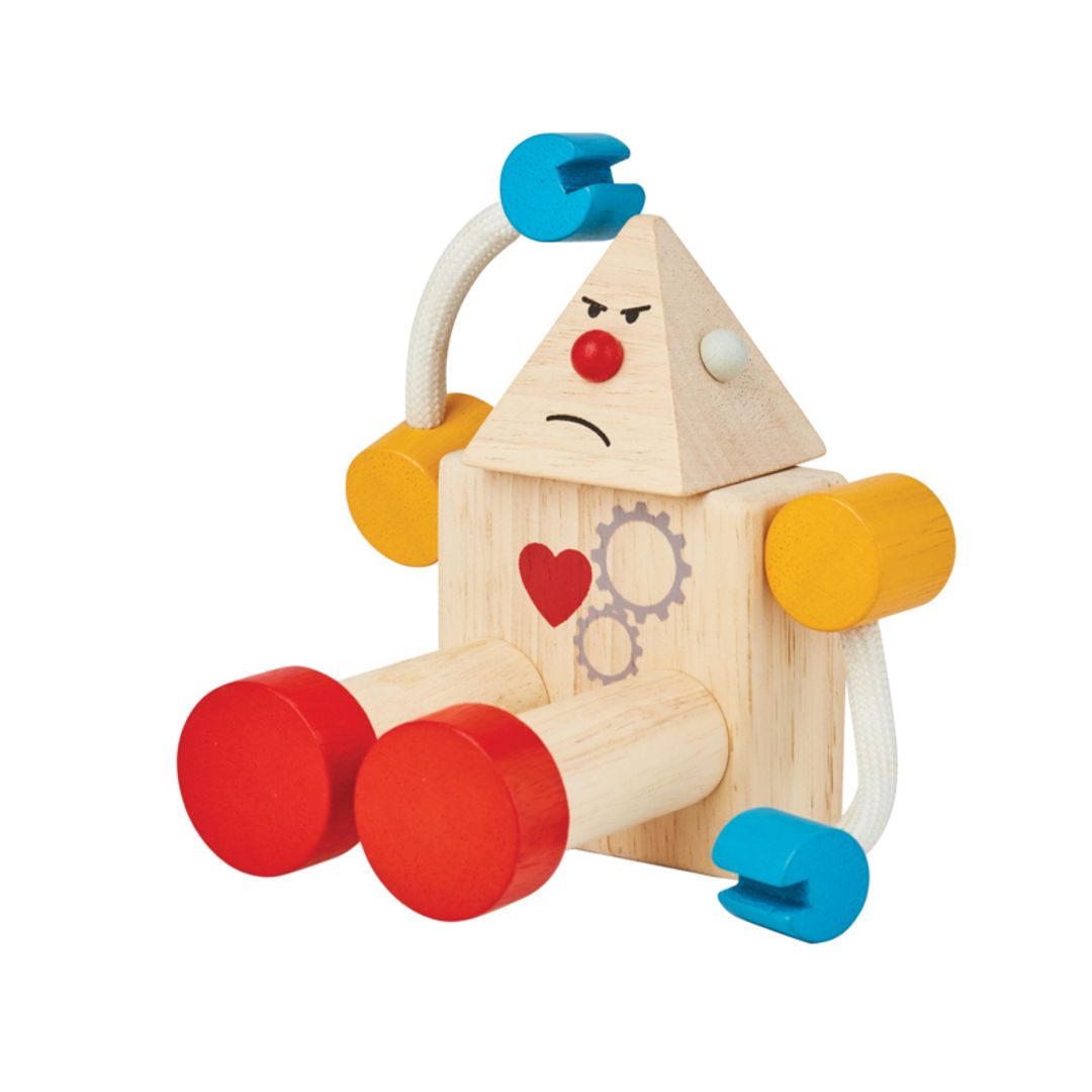 DIY Wooden Robot Building Kit for Kids - STEM Educational Toy for Creative Play & Learning - Perfect for Home, Classroom & Birthday Gifts