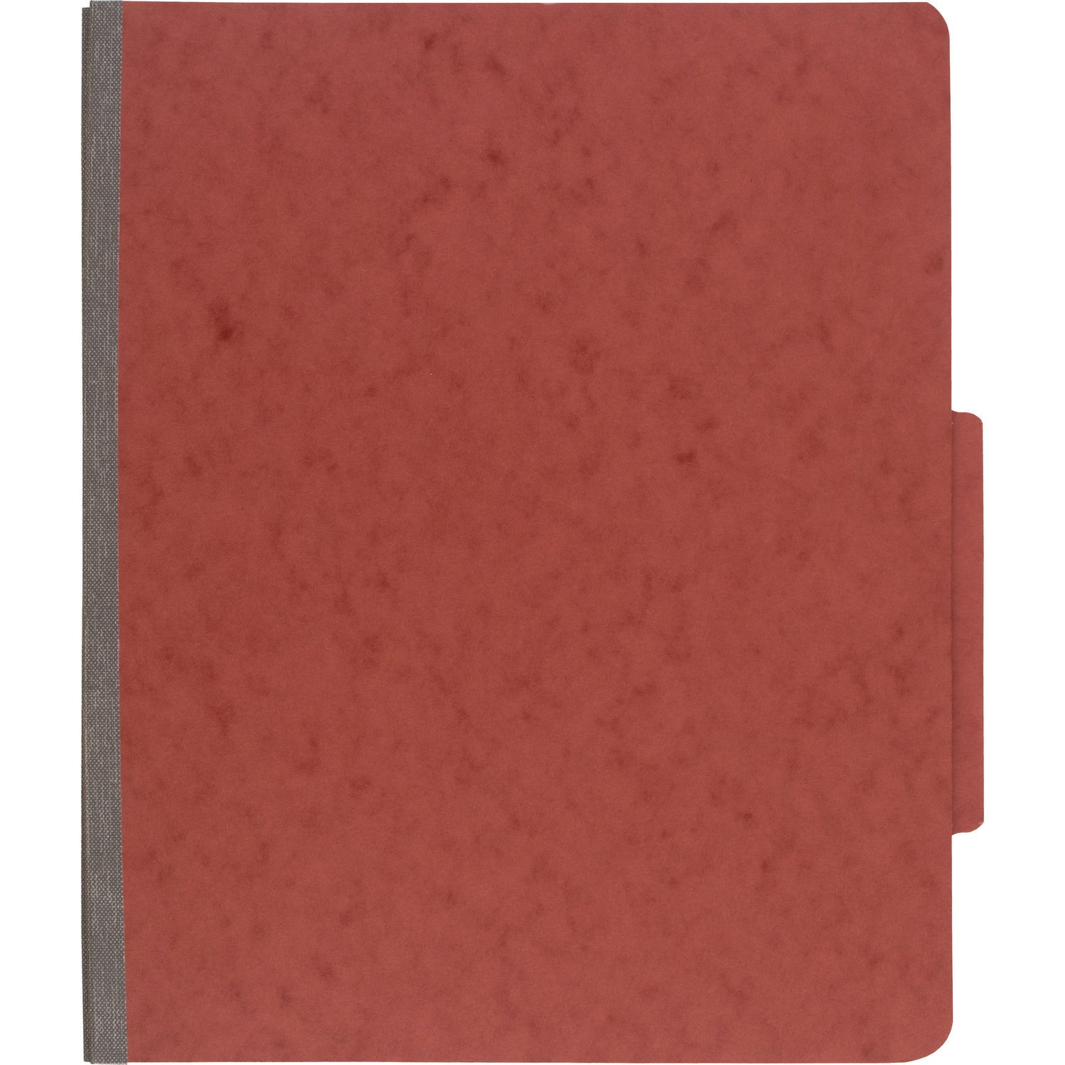 ACCO Pressboard Classification Folders - 2 Expansion Pockets, 1 Divider, 4 Fasteners, Letter Size (8.5x11 Inches), Earth Red Exterior - 10 Pack/Box - Perfect for Office Document Organization & School Filing Systems