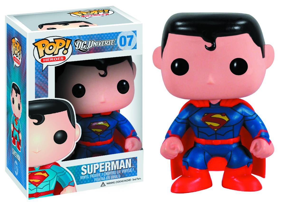 Funko Pop! The New 52 Superman Vinyl Figure - DC Comics Collectible Action Figure for Display & Gift Giving - Perfect for Superhero Fans & Collectors