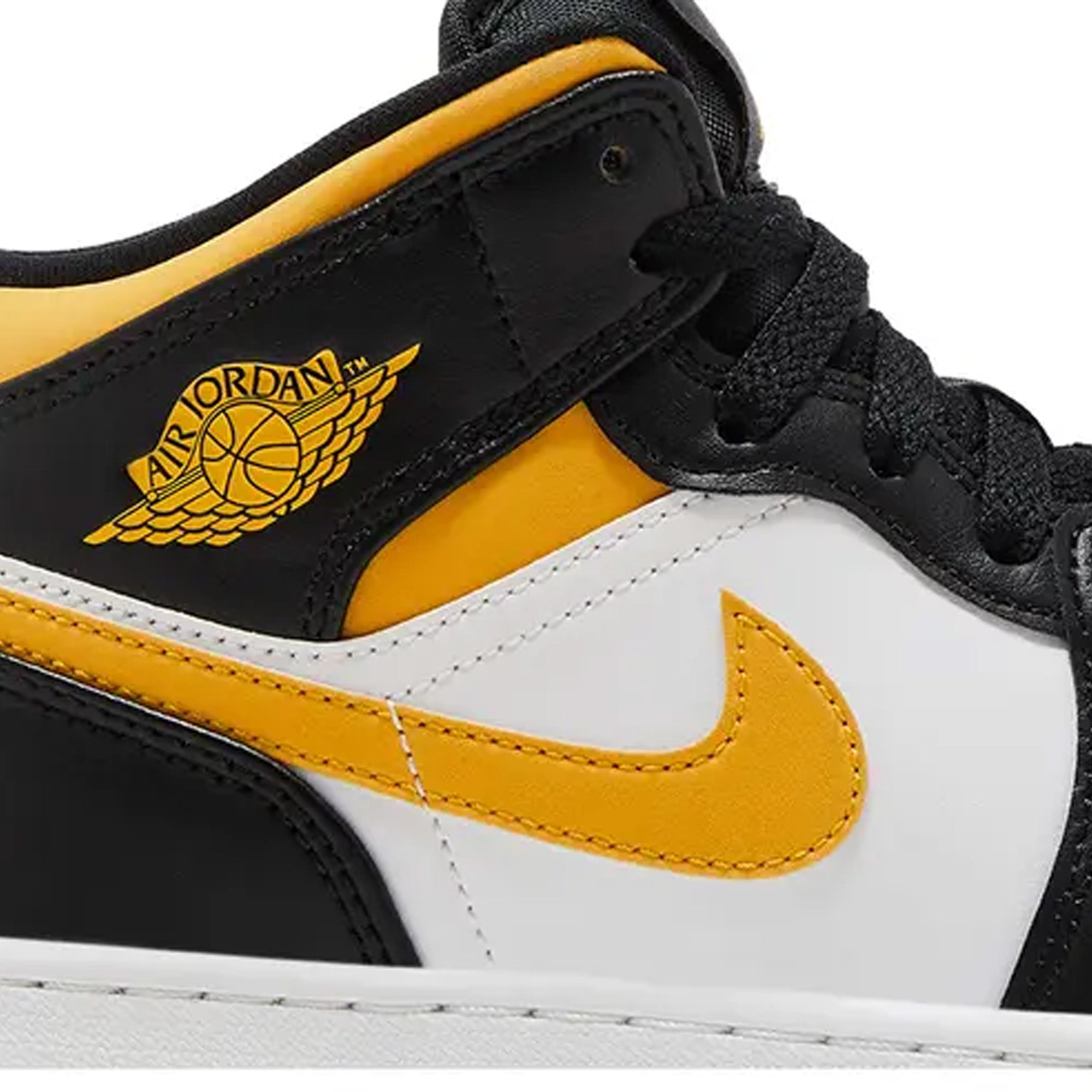 Air Jordan 1 Mid 'Pollen Black' GS Sneakers - Kids Basketball Shoes for Boys & Girls - Perfect for School, Sports & Casual Wear