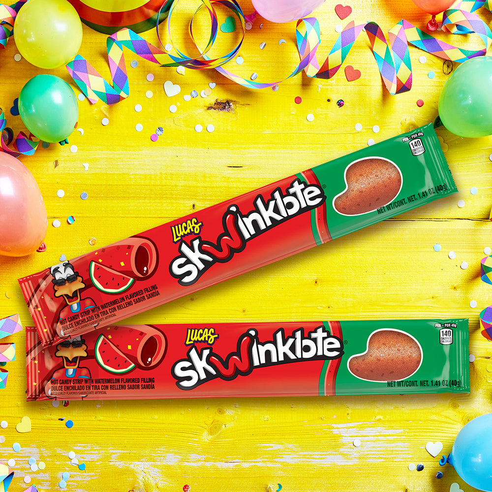 Lucas Skwinklote Sandia - 6 Count Box | Perfect for Parties, Gifts & Snacking