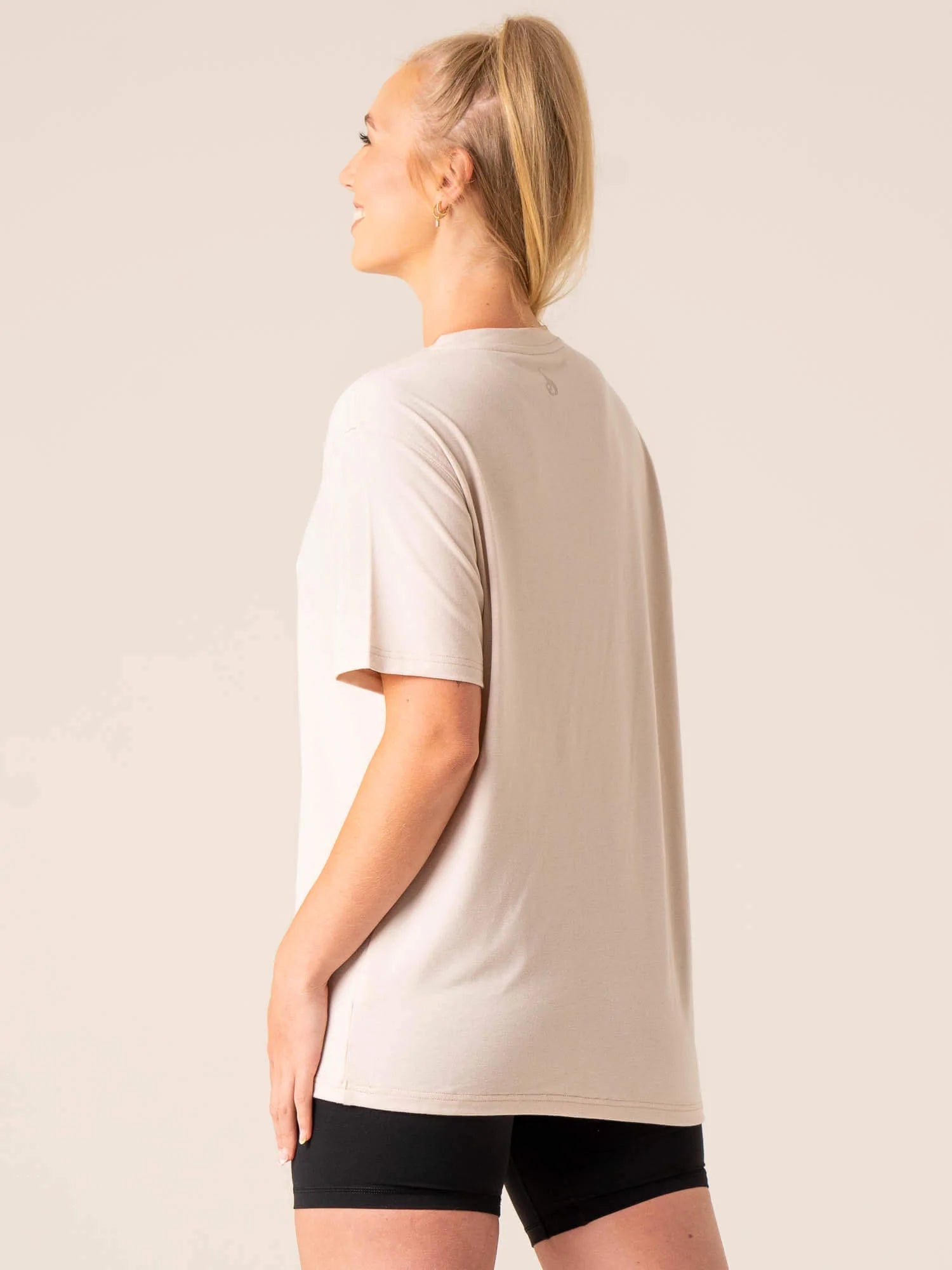 Off Side Longline T-Shirt in Chalk - Stylish and Comfortable Men's Streetwear for Casual Outings and Everyday Wear