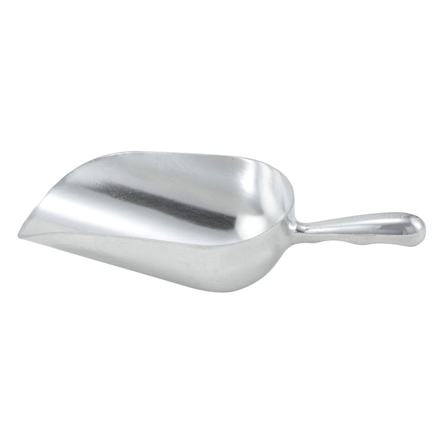 Winco 58 Oz Aluminum Scoop - Heavy Duty Commercial Kitchen Scoop for Ice Cream, Flour, Rice & Bulk Food - Perfect for Restaurants, Bakeries & Food Service