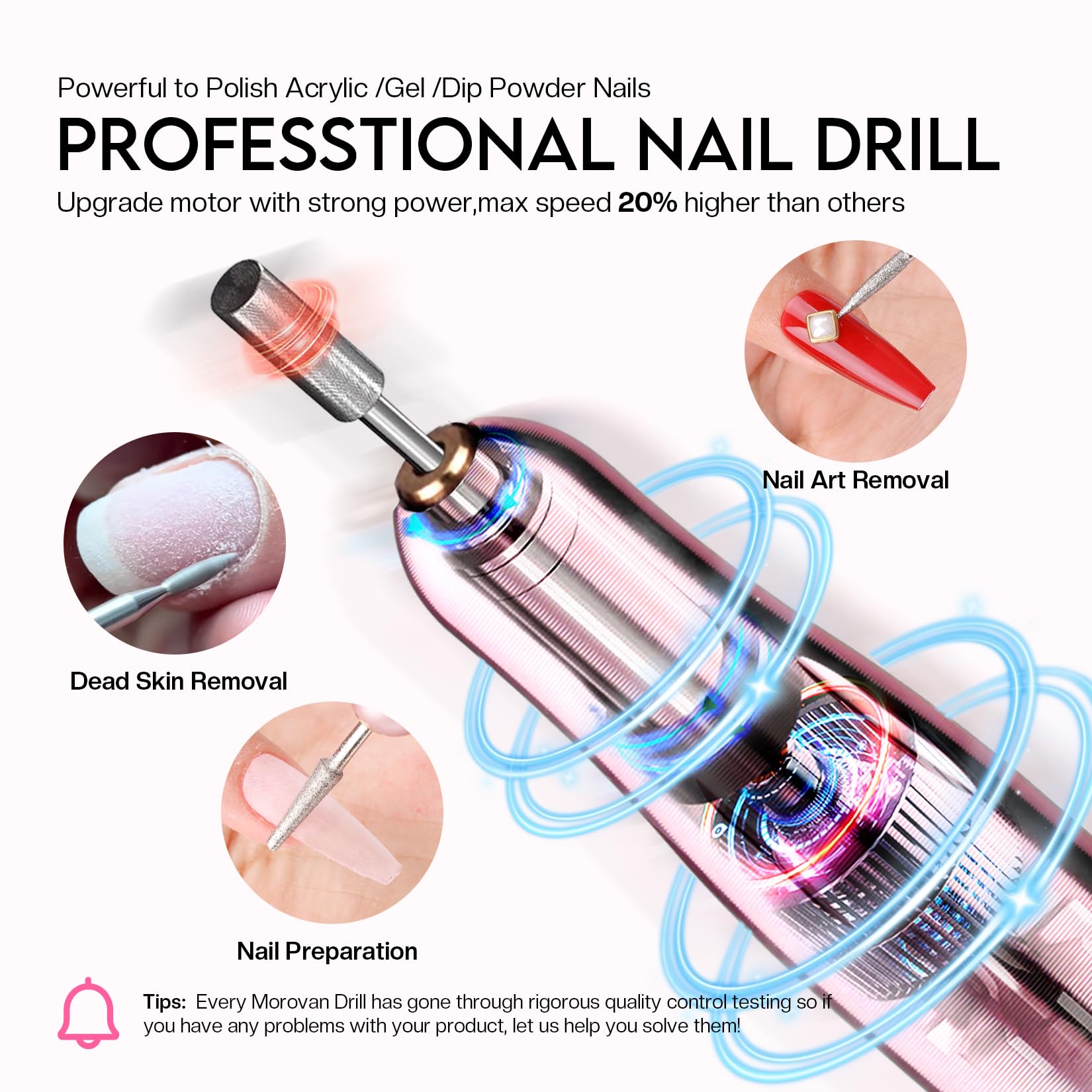 Morovan Professional Acrylic Nail Kit for Beginners - Complete Starter Set with All Nail Supplies & Tools | Perfect for Home Manicures, Salon Use & DIY Nail Art
