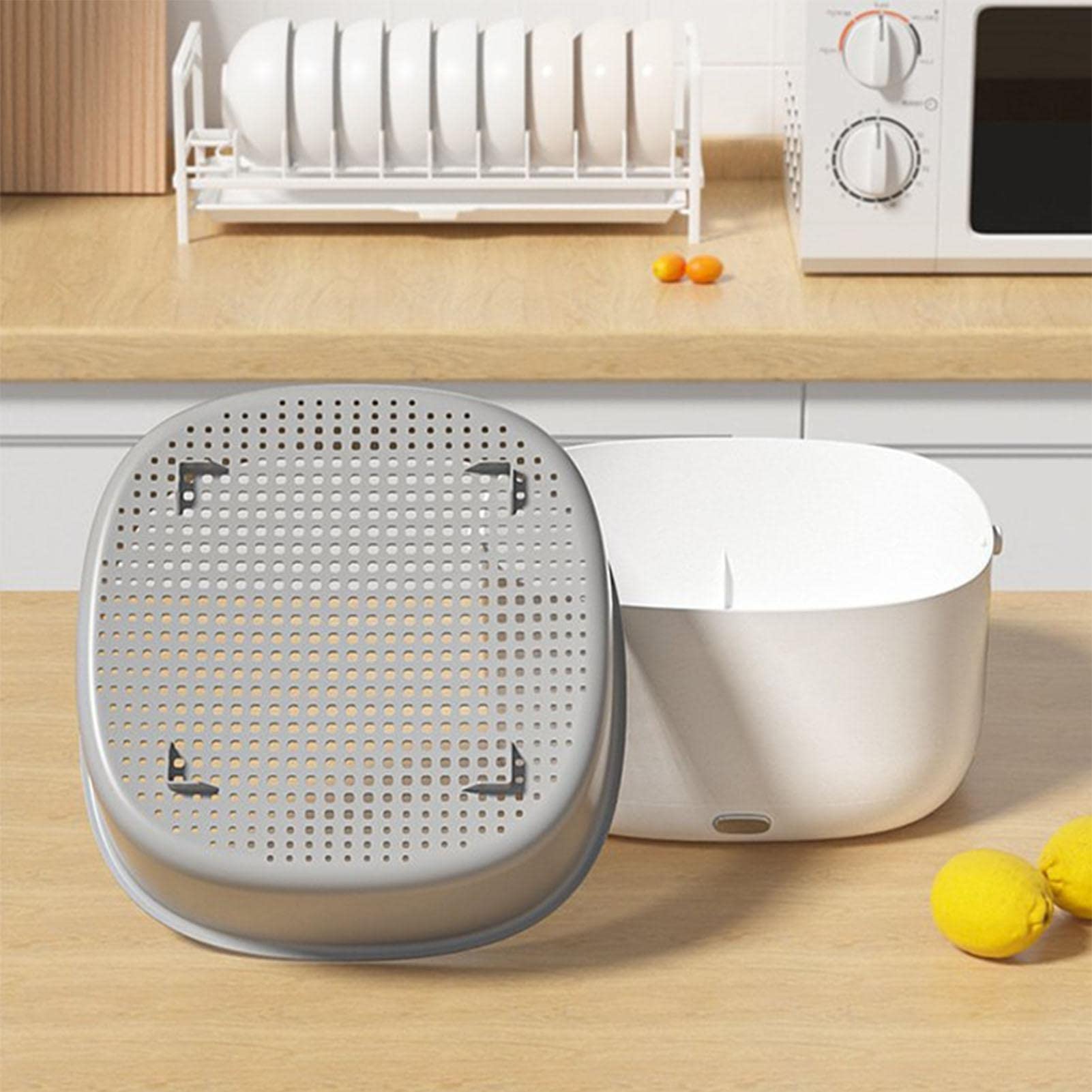 Portable Automatic Fruit and Vegetable Washing Machine - Electric Food Cleaner for Fruits, Veggies & Meat | Perfect for Kitchen, Camping & Outdoor Use