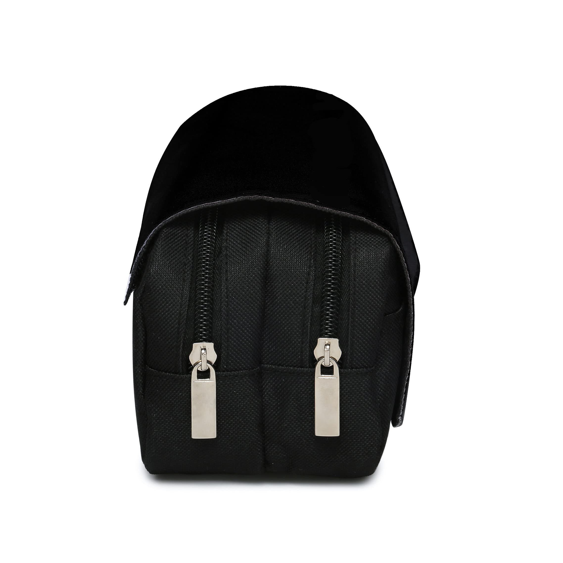 Large Capacity Zippered Pencil Case - Multi-Functional Pen Pouch Organizer for School, Office & Travel (Black) - Perfect for Students, Artists & Professionals