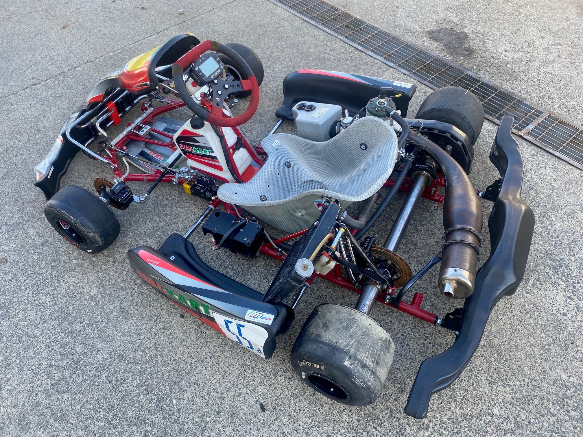 2019 Italkart Rapido with Rebuilt X125T Engine - High Performance Racing Kart for Track & Competition Use