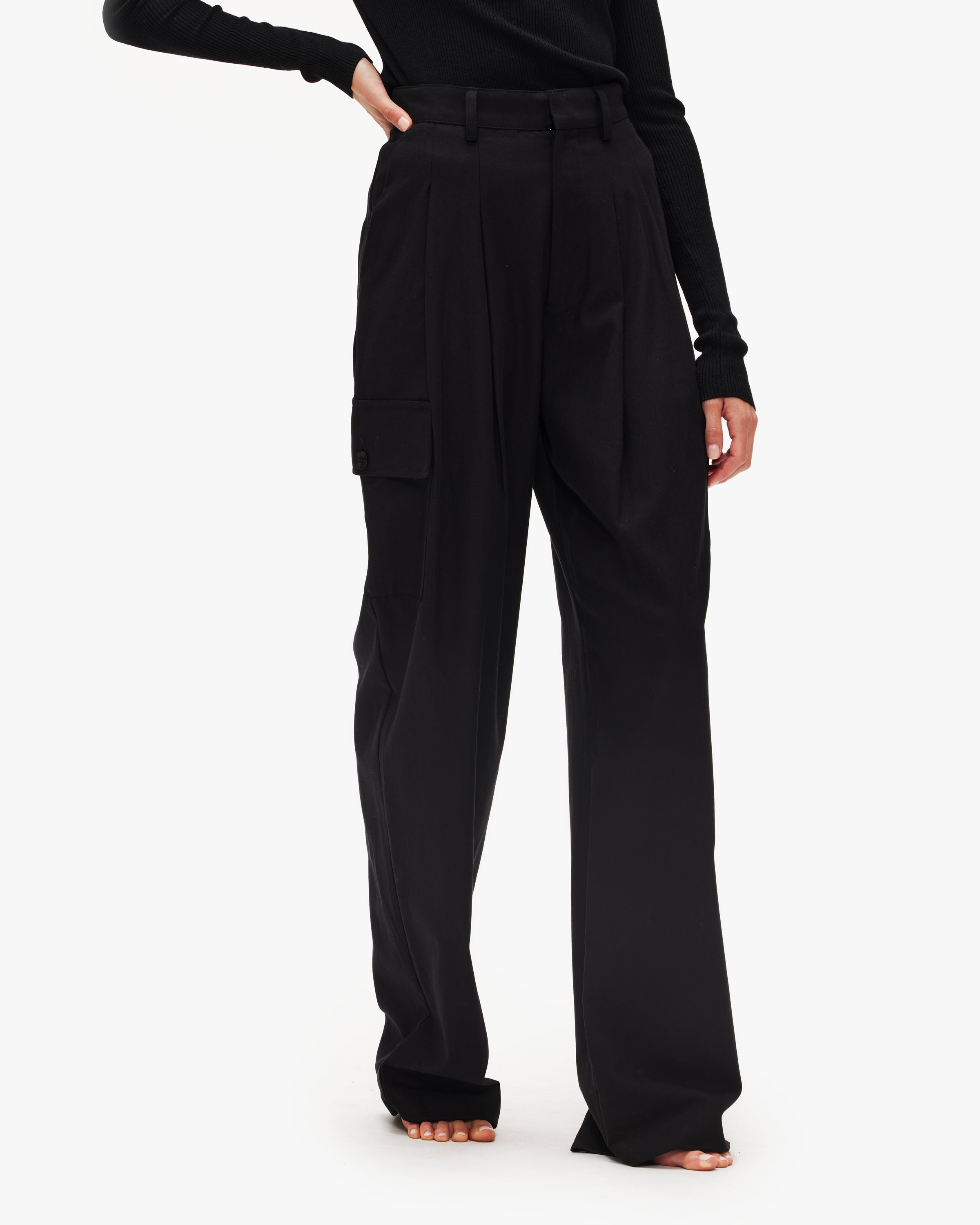 Enza Costa Women's Cargo Pants - Stylish & Comfortable Casual Trousers for Everyday Wear | Perfect for Work, Travel & Outdoor Activities